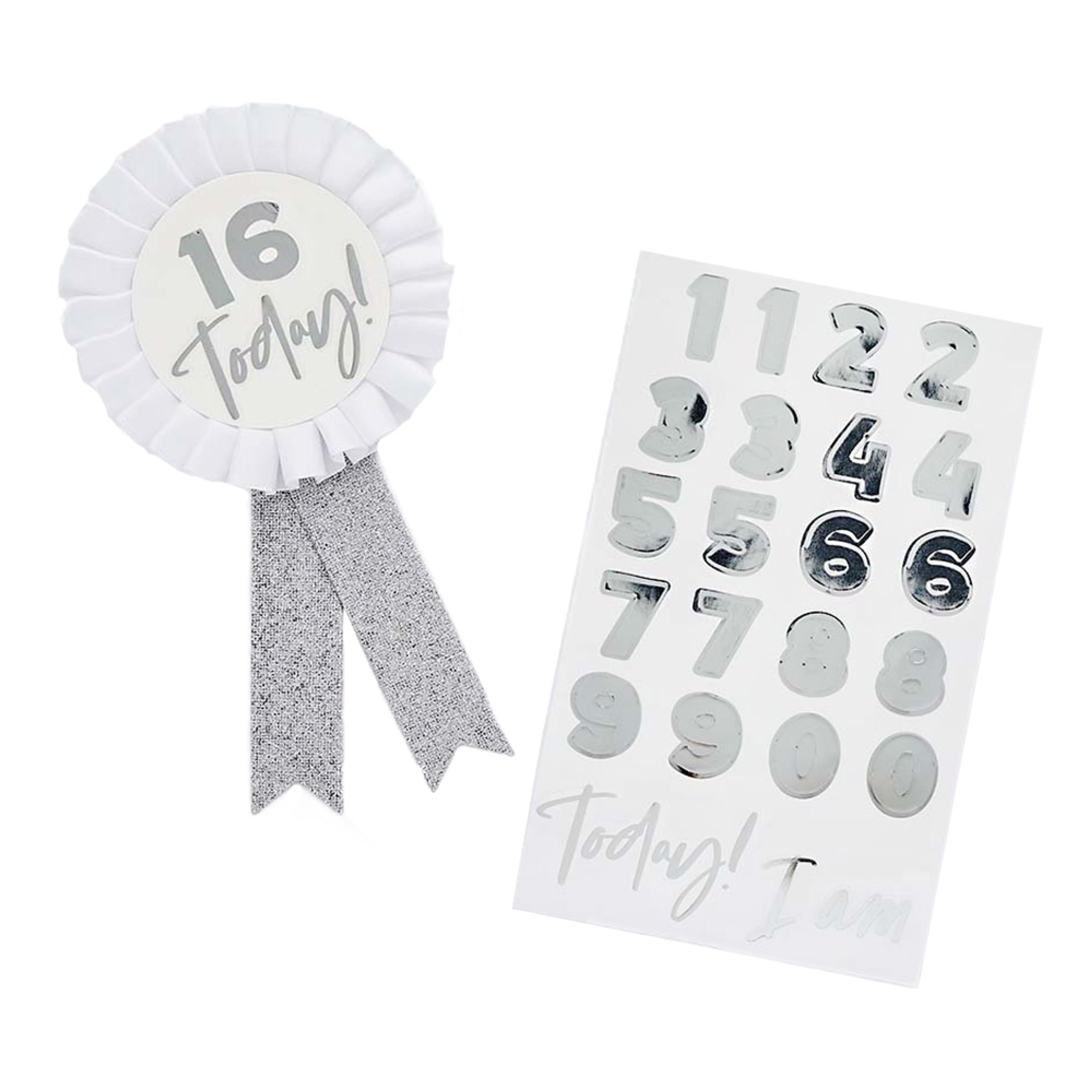 Prisrosett Personlig Silver | Hem - Maskerad - Tillbehör - Utmärkelser | Maskeradspecialisten