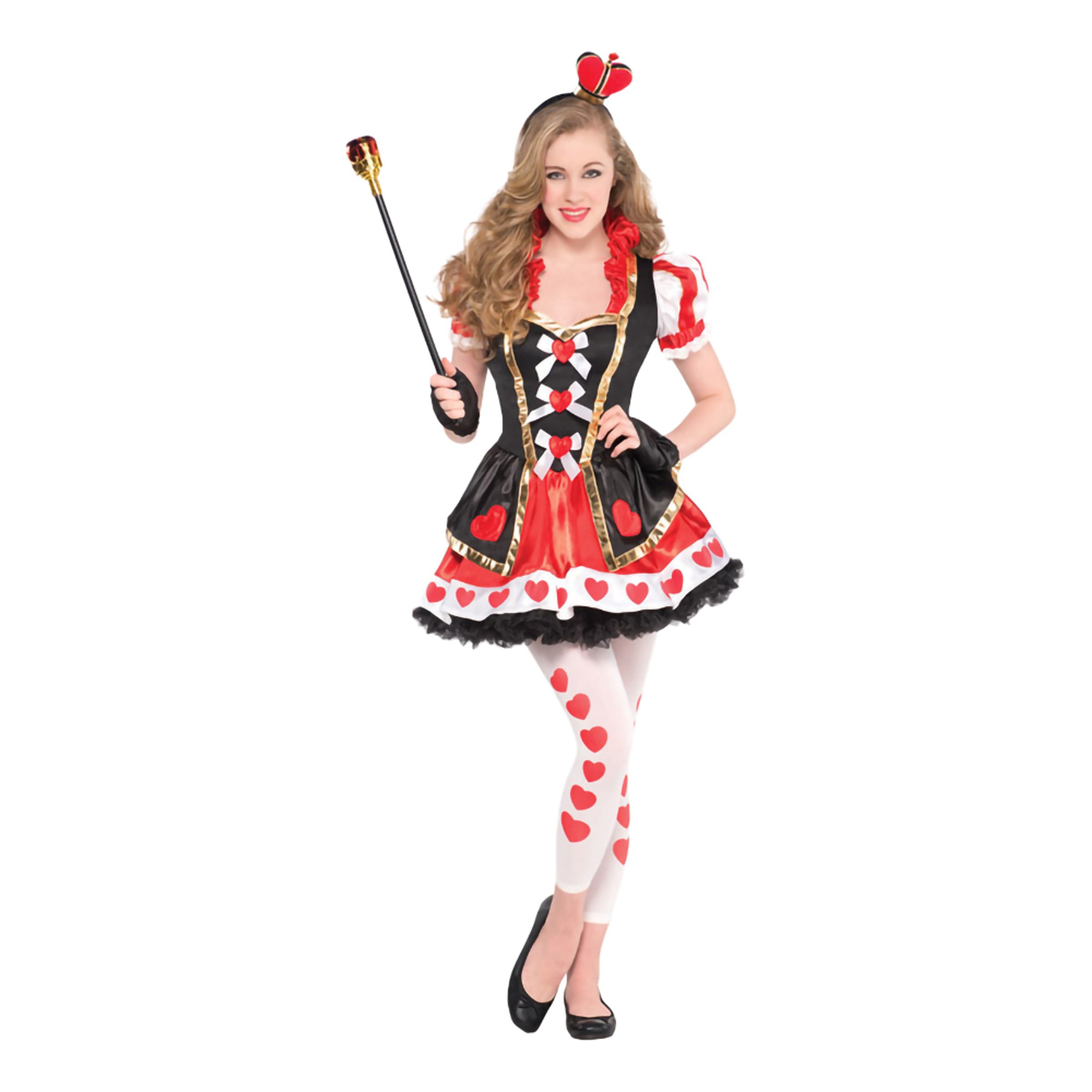 Queen of Hearts Teen Maskeraddräkt - XXX-Large | Hem//Maskerad//Maskeraddräkter//Damdräkter | PartyOutlet