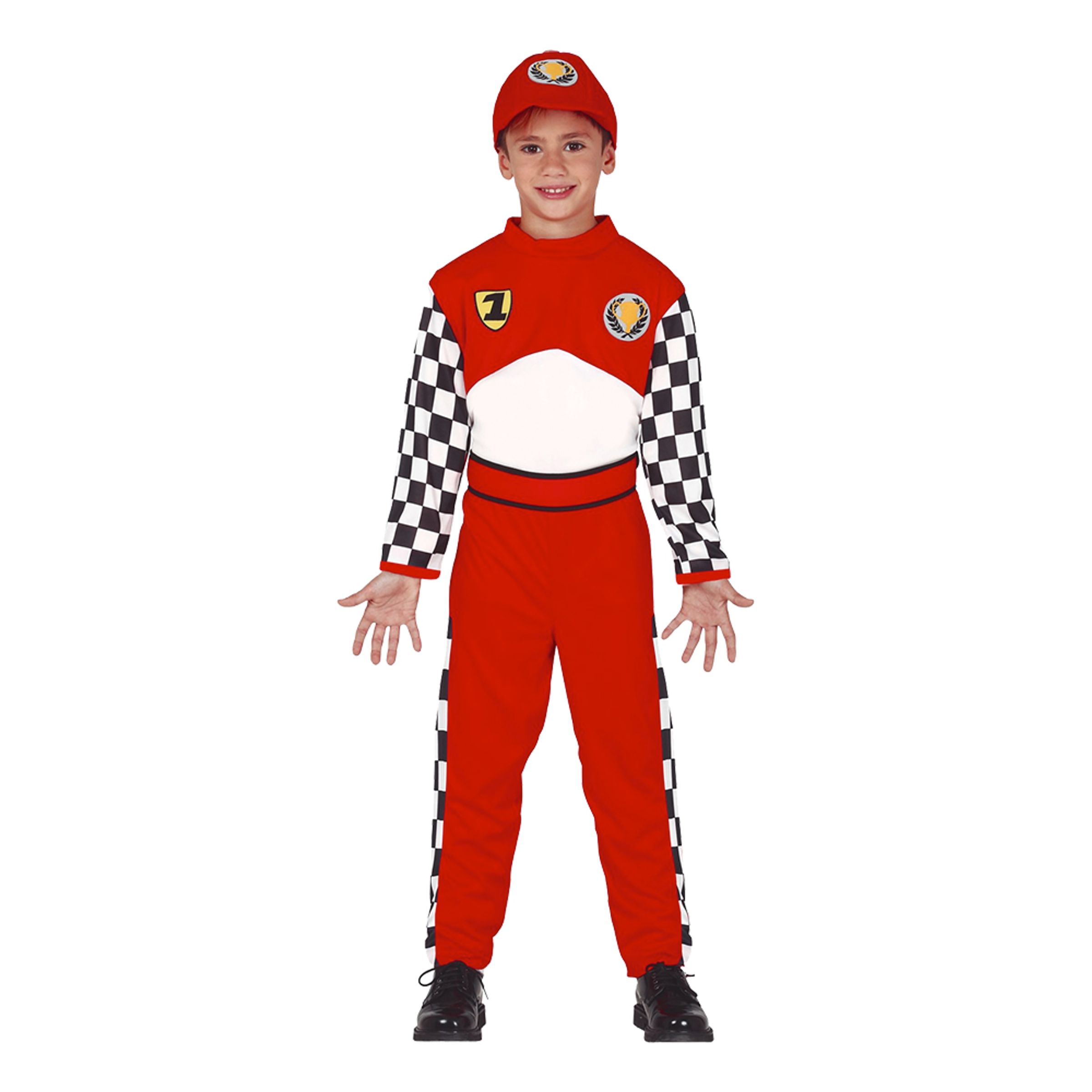 Racingförare Barn Maskeraddräkt - Small