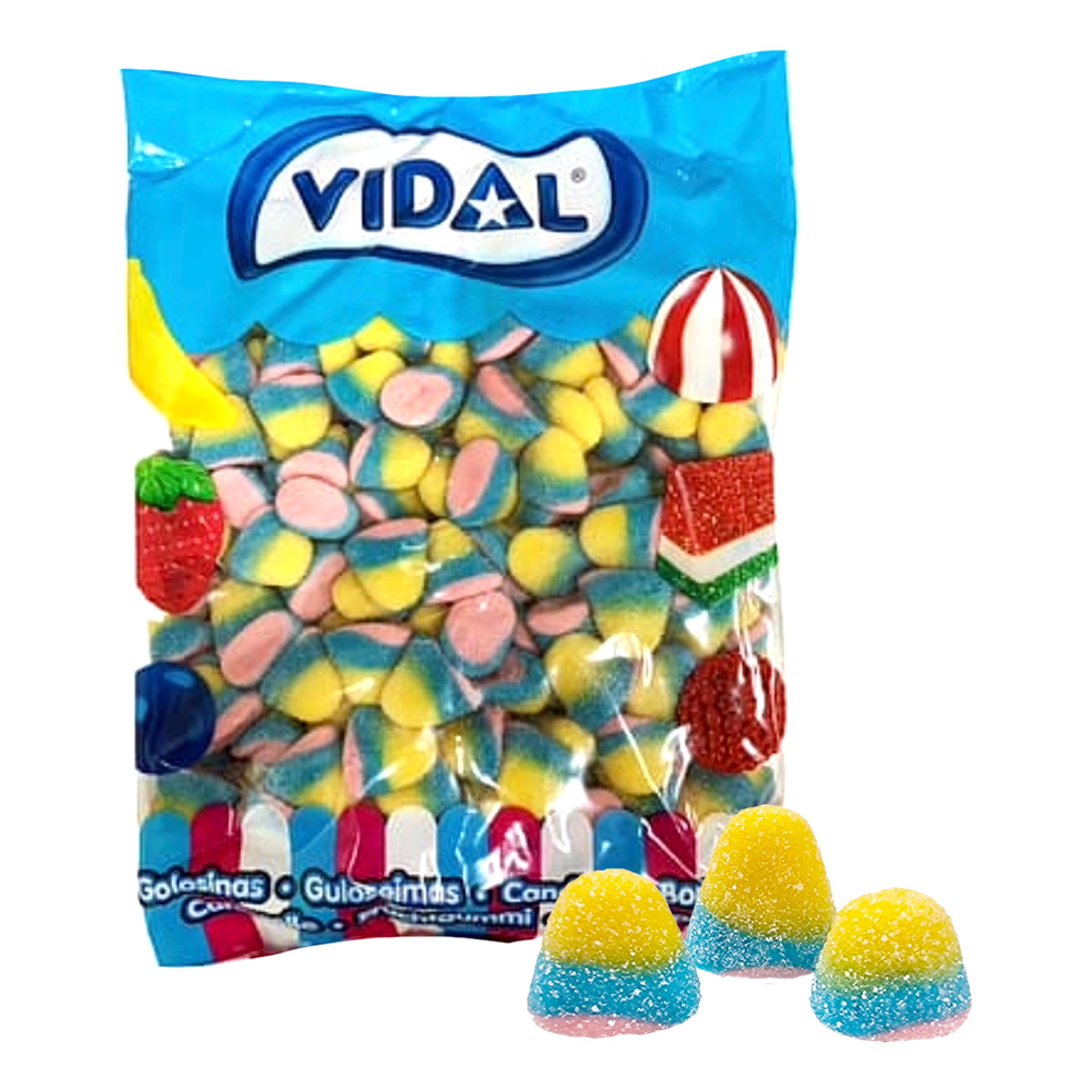 Rainbow Drops Storpack - 2 kg | Hem - Godis & Läsk - Godis - Gelégodis | Pryloteket