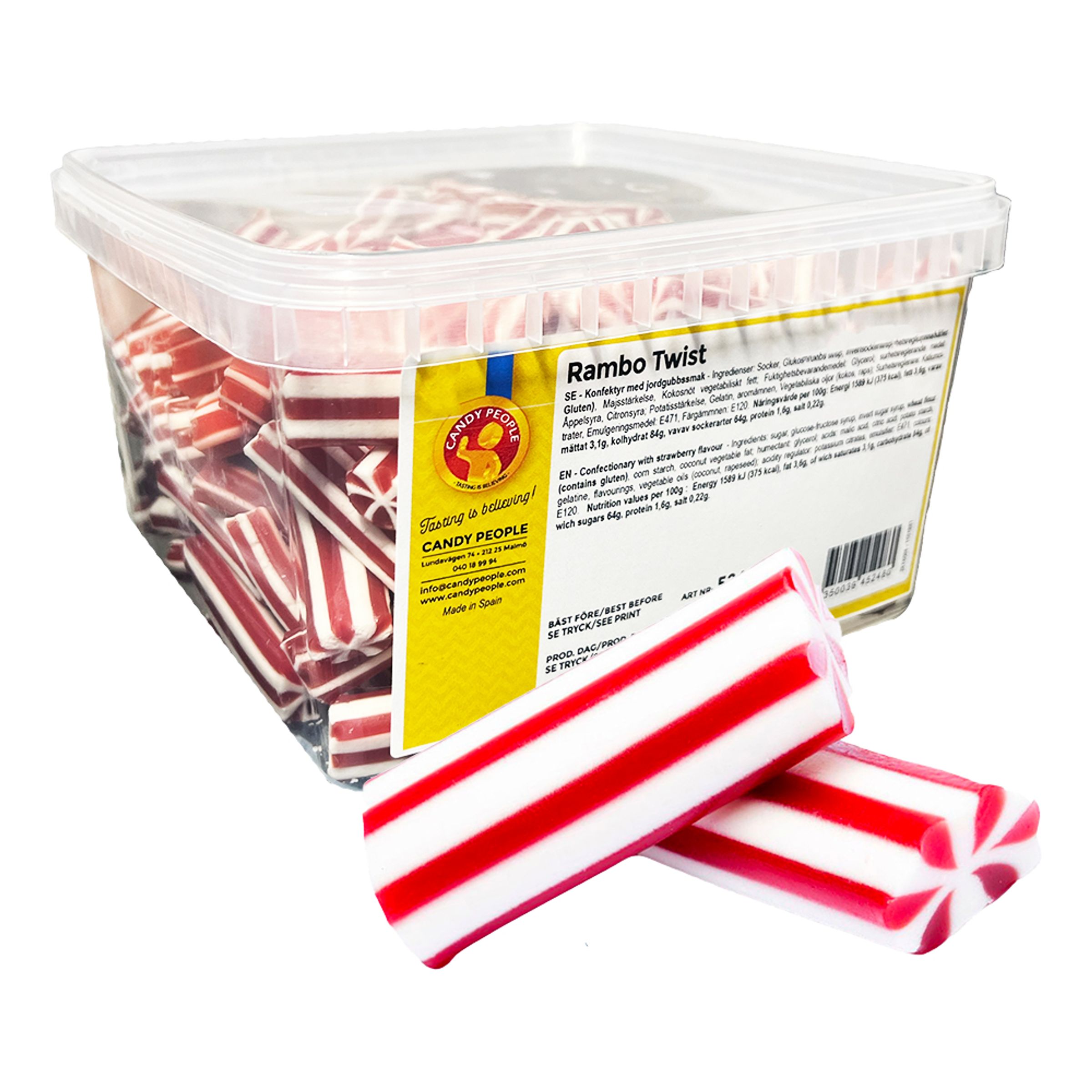 Rambo Twist Storpack - 2 kg | Hem//Godis & Läsk//Godis//Gelégodis | PartyOutlet