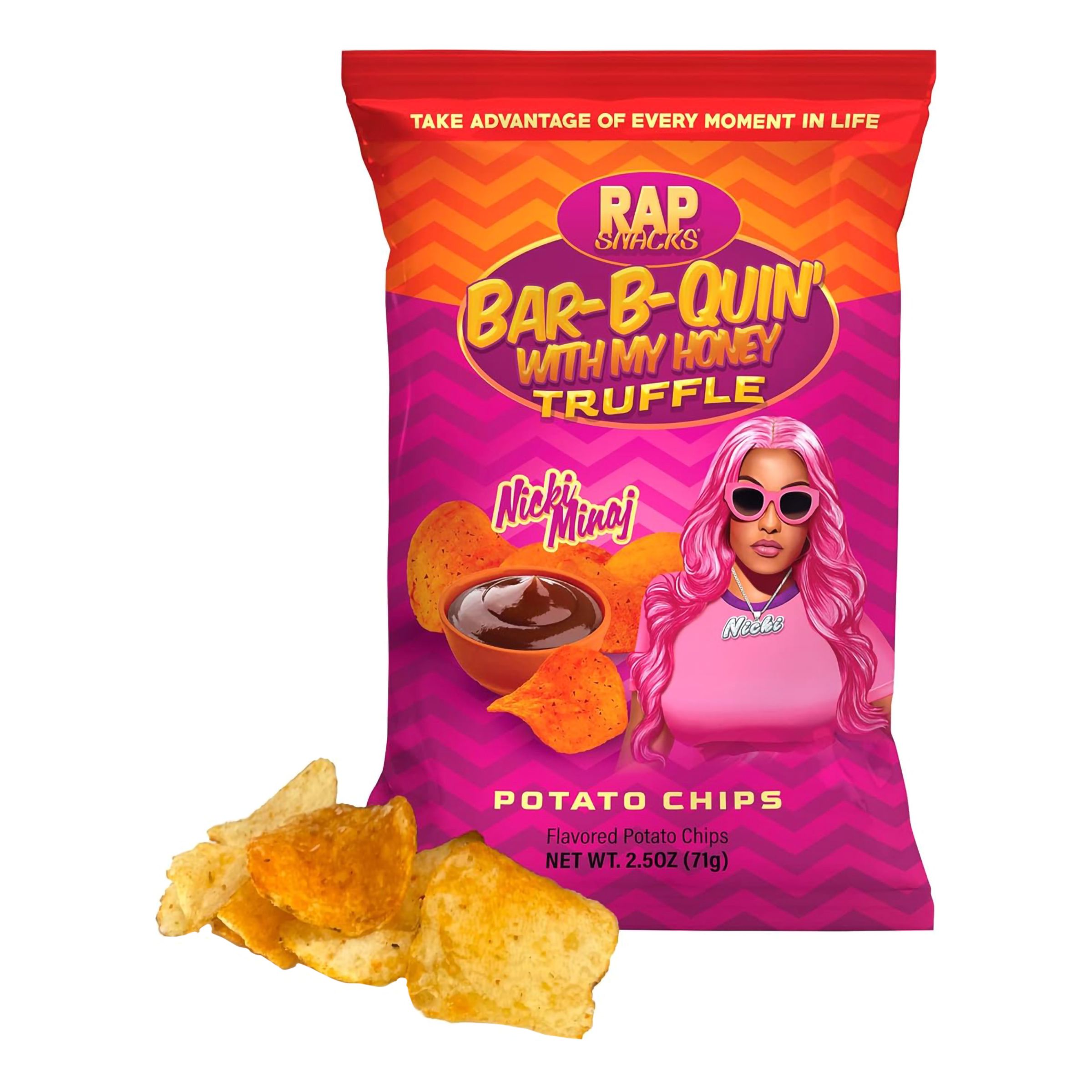 RAP Snacks Nicki Minaj Barbie-Que Honey Truffle - 71 gram | Hem - Godis & Läsk - Snacks - Chips | Pryloteket