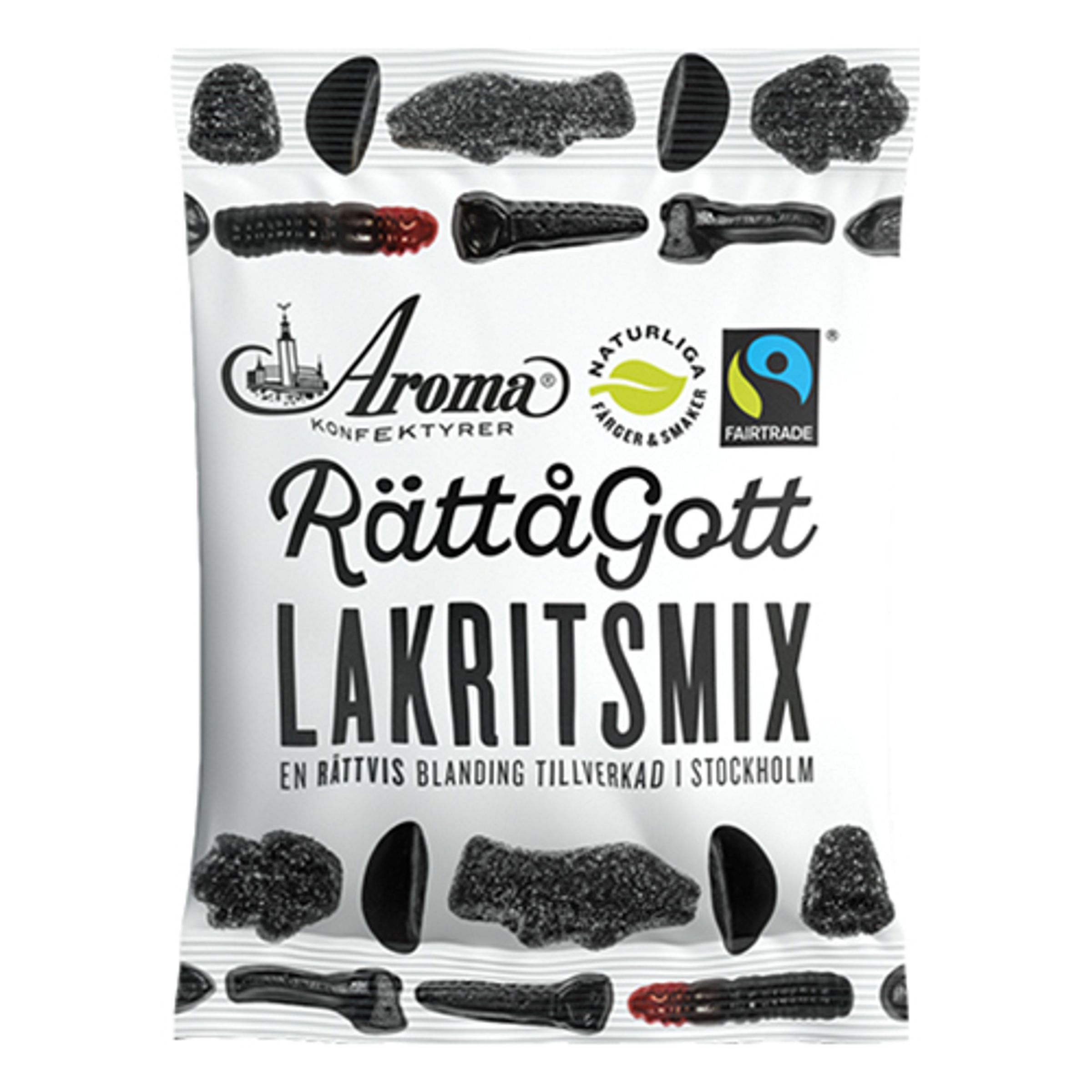 Läs mer om RättåGott Lakritsmix - 140 gram