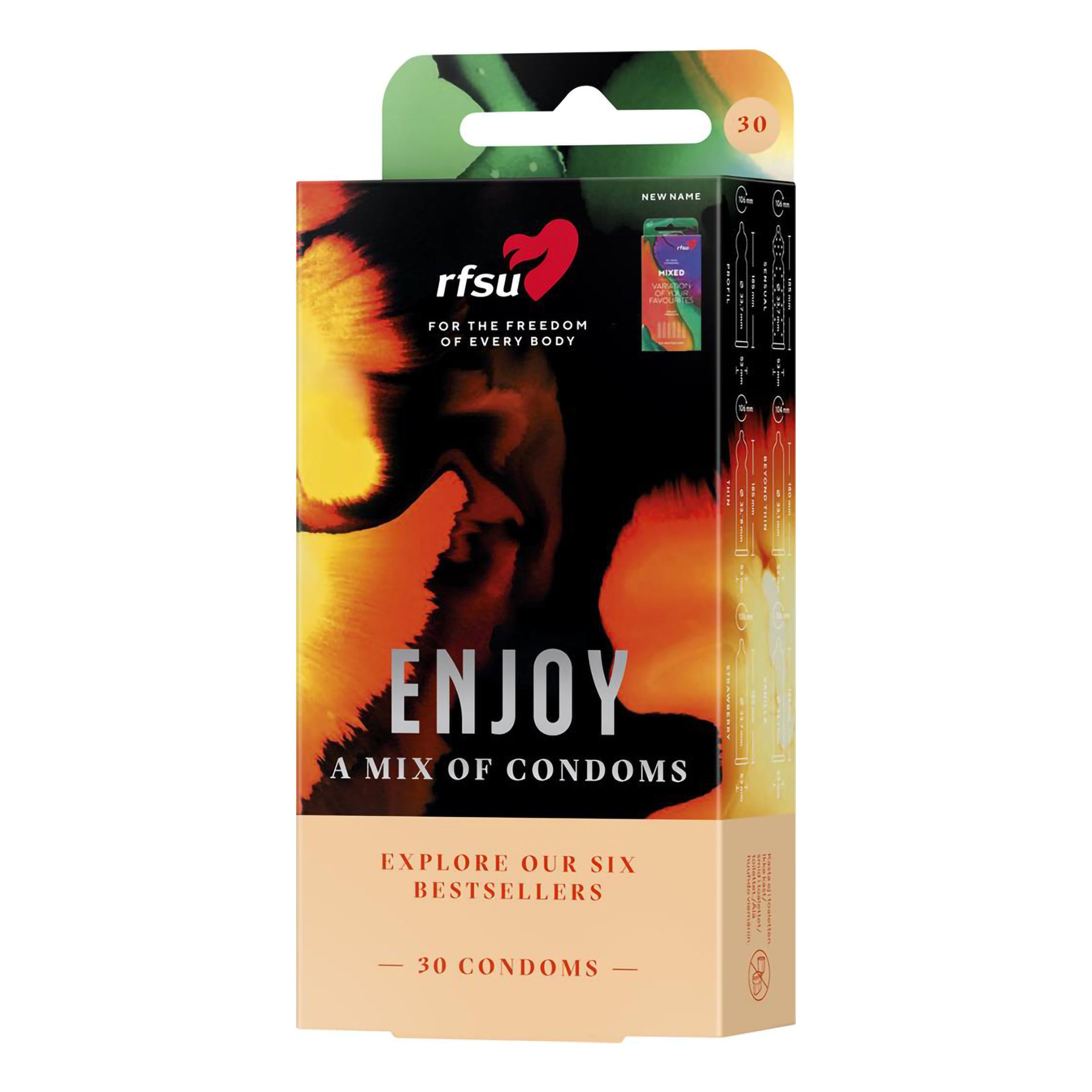 RFSU Paket Enjoy Kondomer - 30-pack | Hem - Roliga Prylar - Sex & Lust | Pryloteket