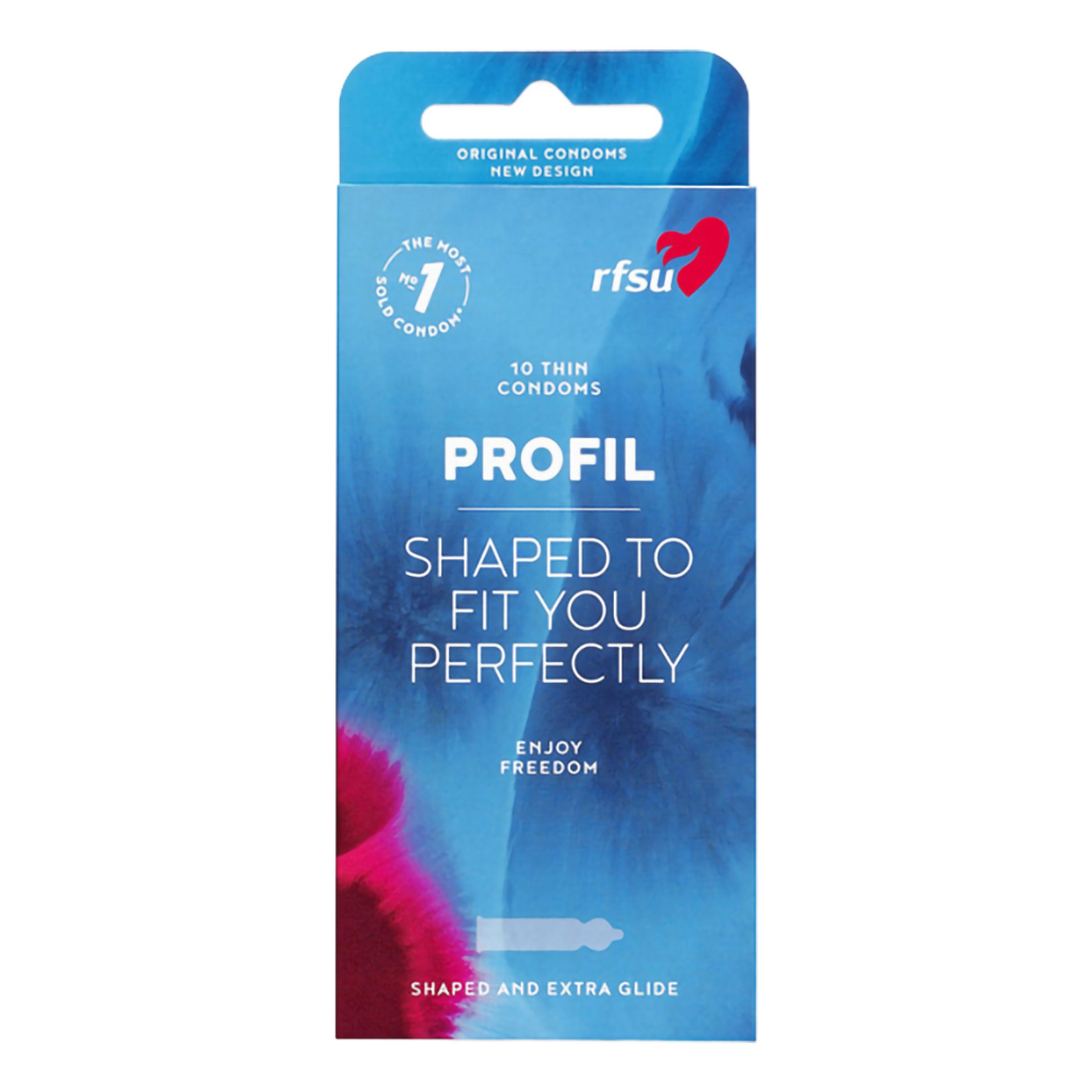RFSU Profil Kondomer - 10-pack | Hem - Roliga Prylar - Sex & Lust | Maskeradspecialisten