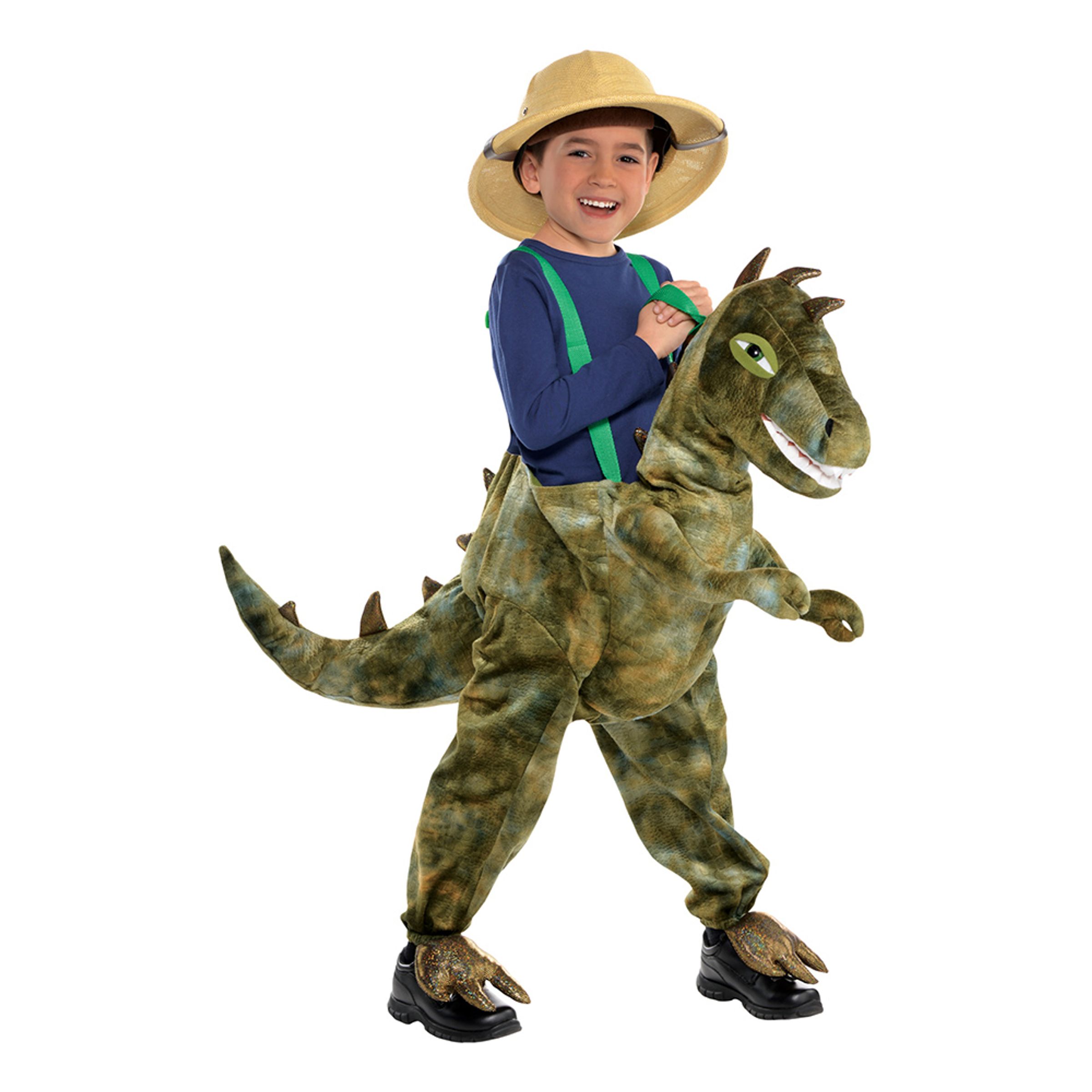 Dinosauriedräkter - Ridande T-Rex Barn Maskeraddräkt - 3-5 år