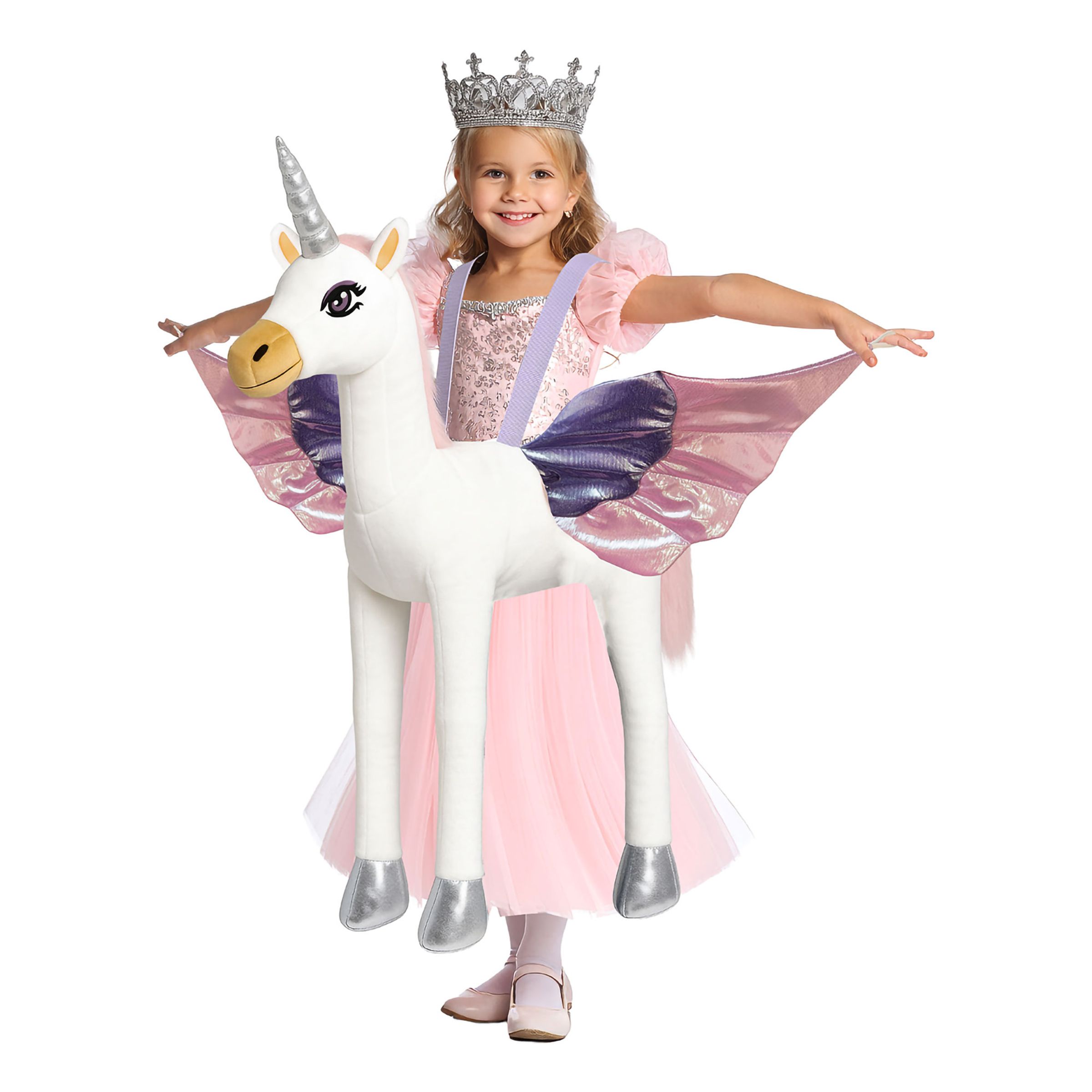 Ridande Unicorn Barn Maskeraddräkt - One size | Hem - Maskerad - Maskeraddräkter - Barndräkter | Maskeradspecialisten