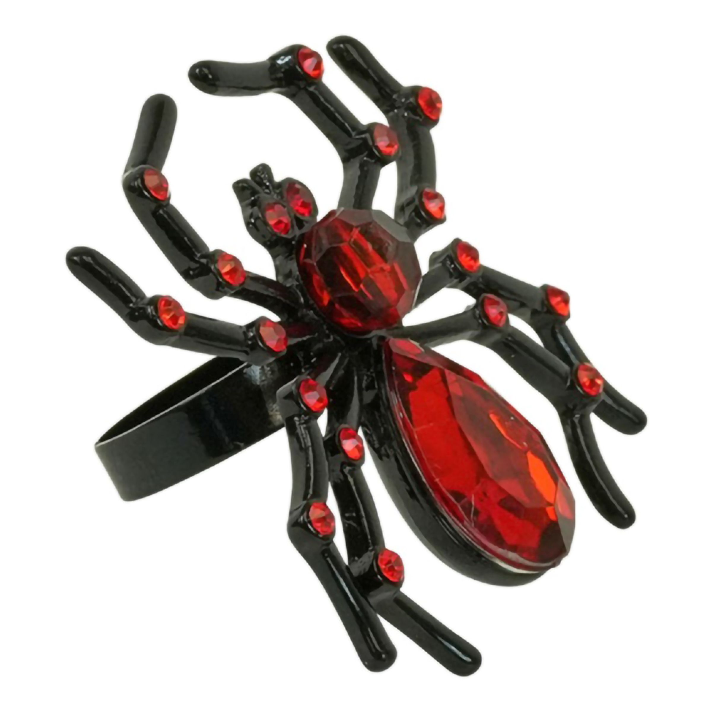 Ring Spindel & Strass | Hem - Maskerad - Tillbehör - Maskeradaccessoarer | Party Outlet