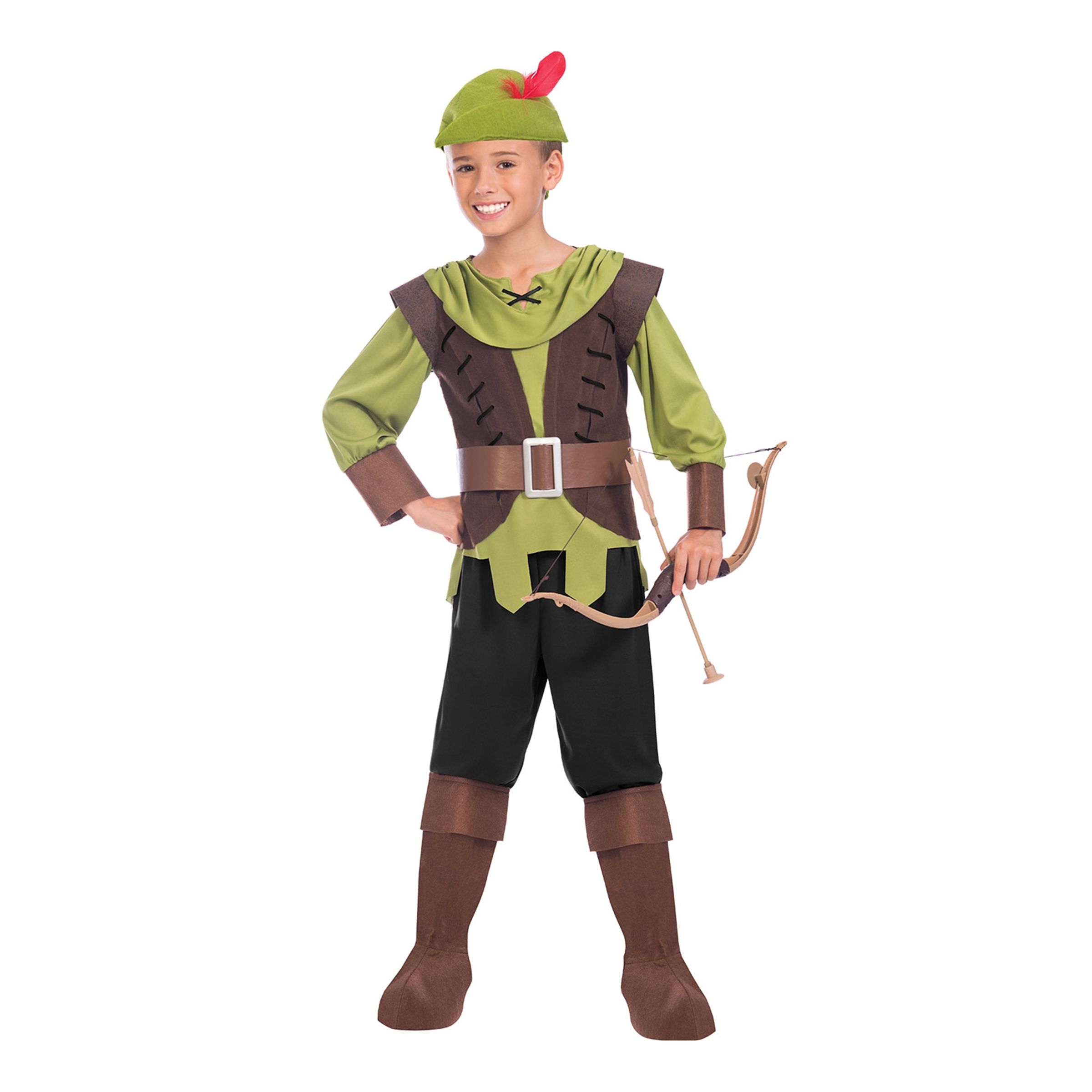 Läs mer om Robin Hood Budget Barn Maskeraddräkt - Medium