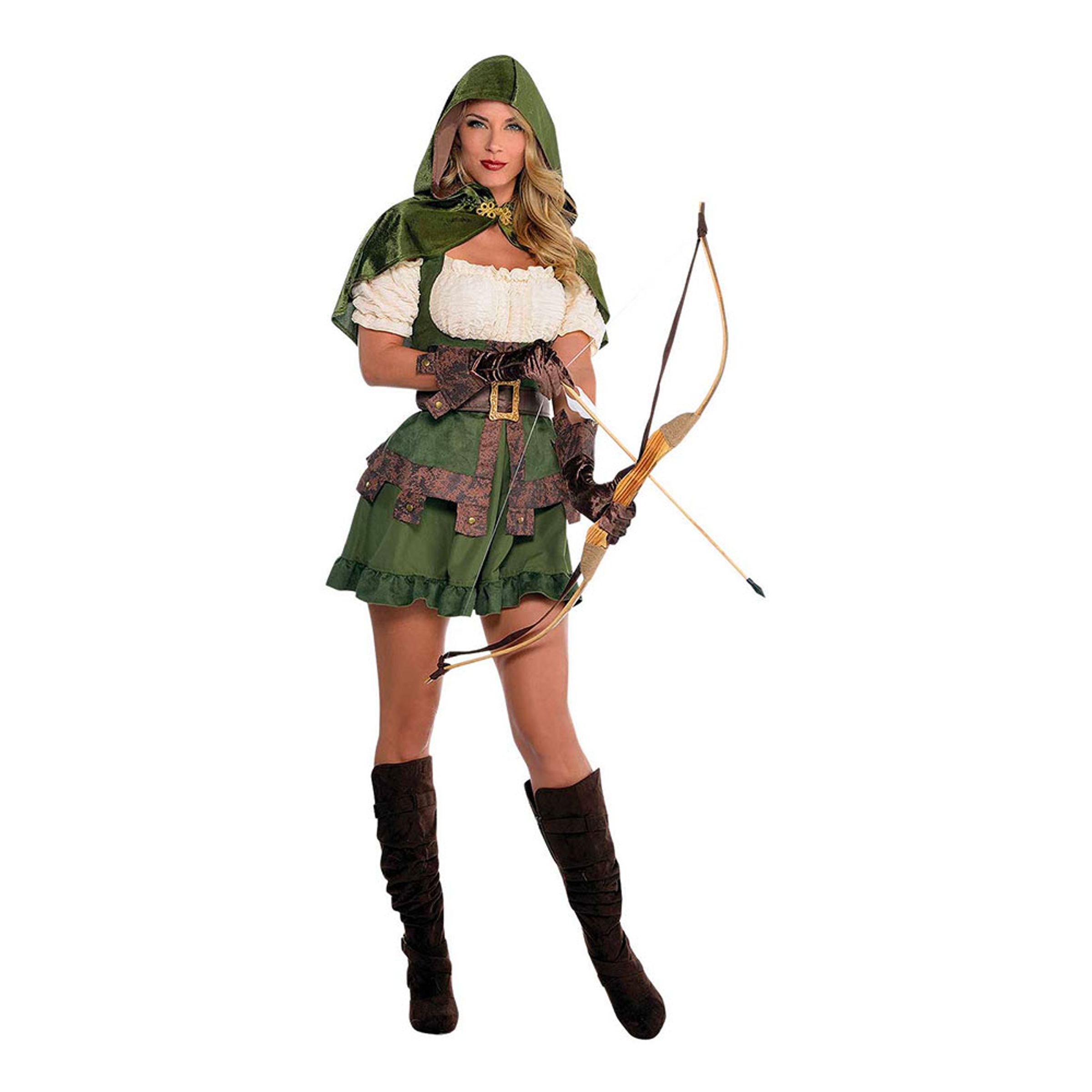 Läs mer om Robin Hood Dam Maskeraddräkt - Small