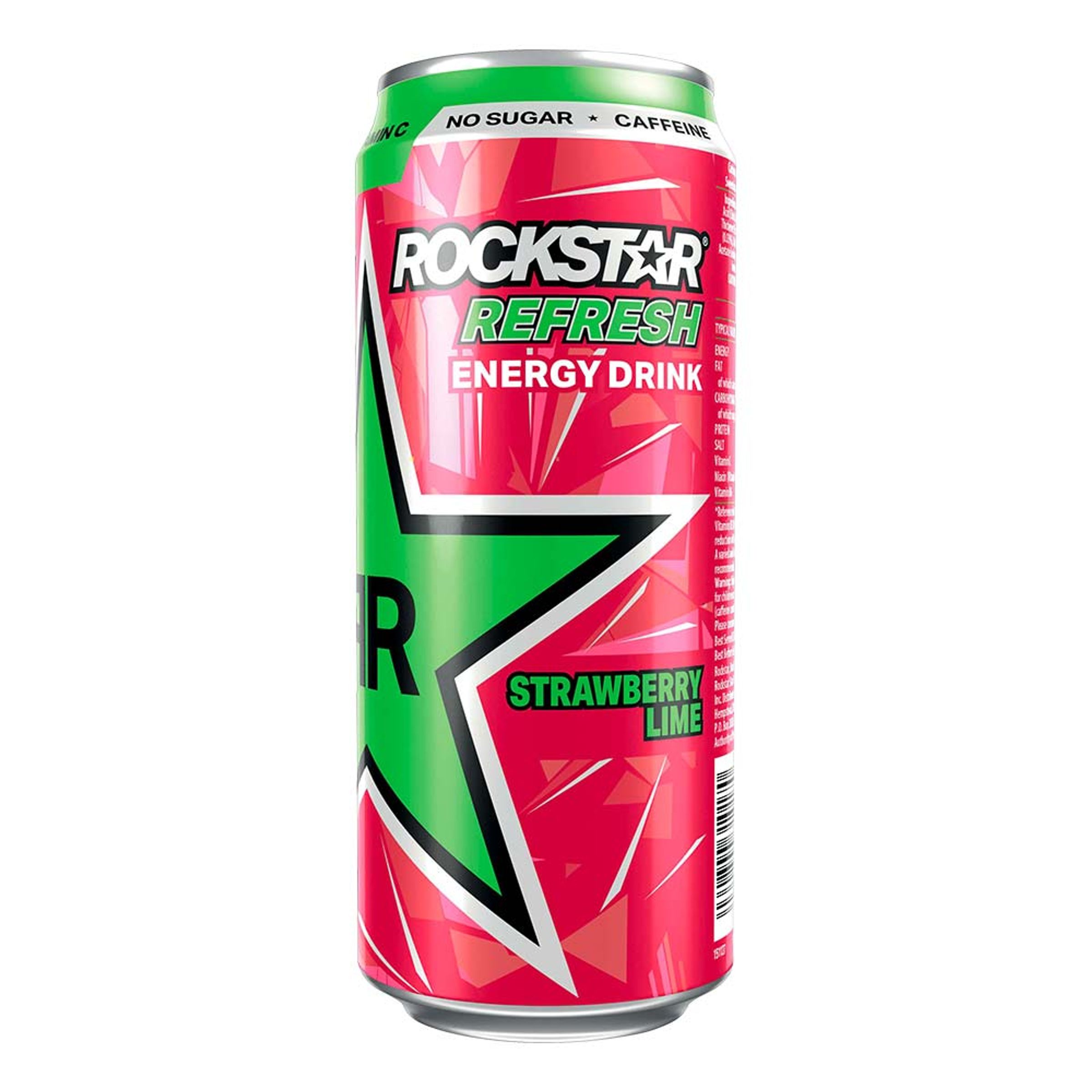 Läs mer om Rockstar Refresh Strawberry Lime - 50 cl
