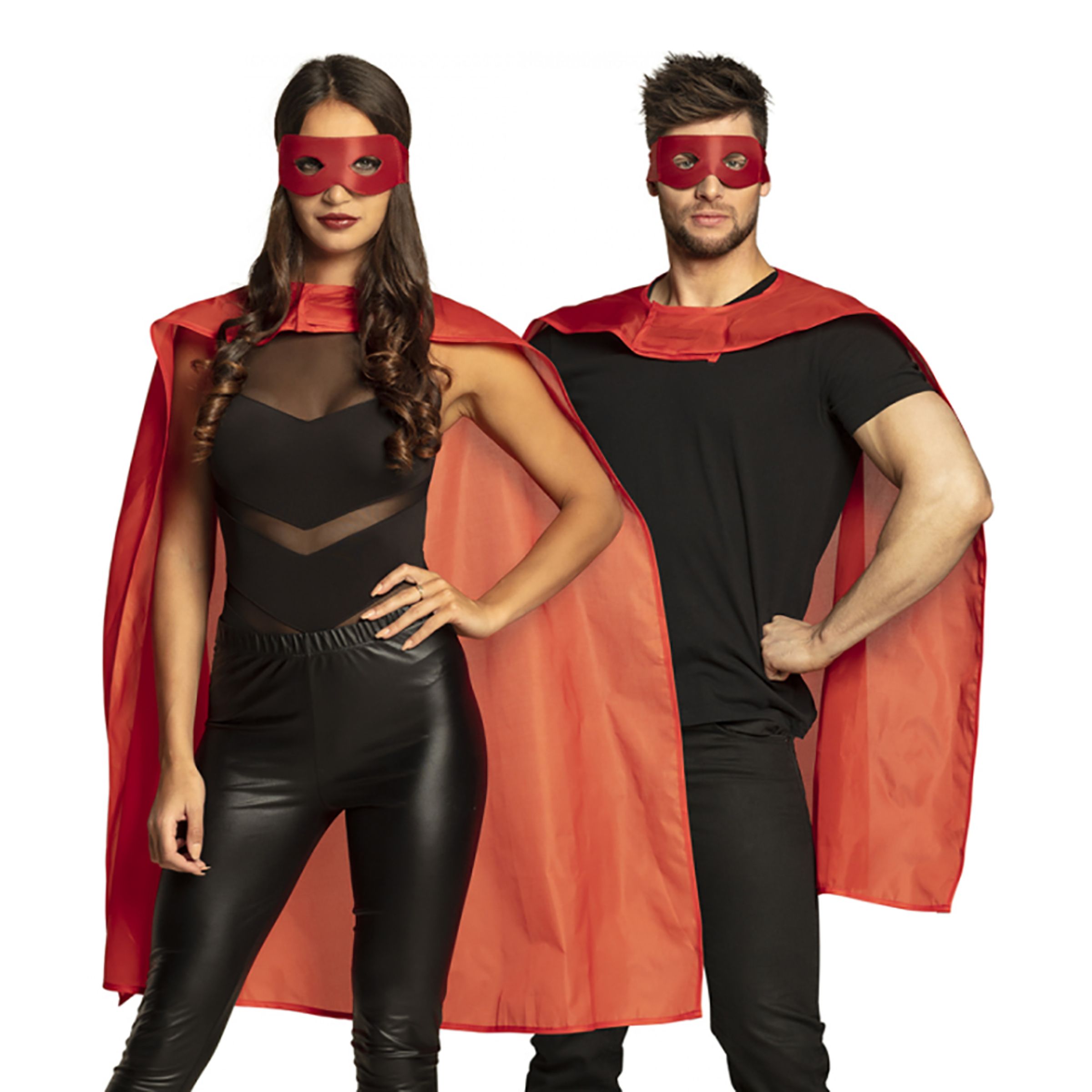 Röd Superhjälte Kit Maskeraddräkt