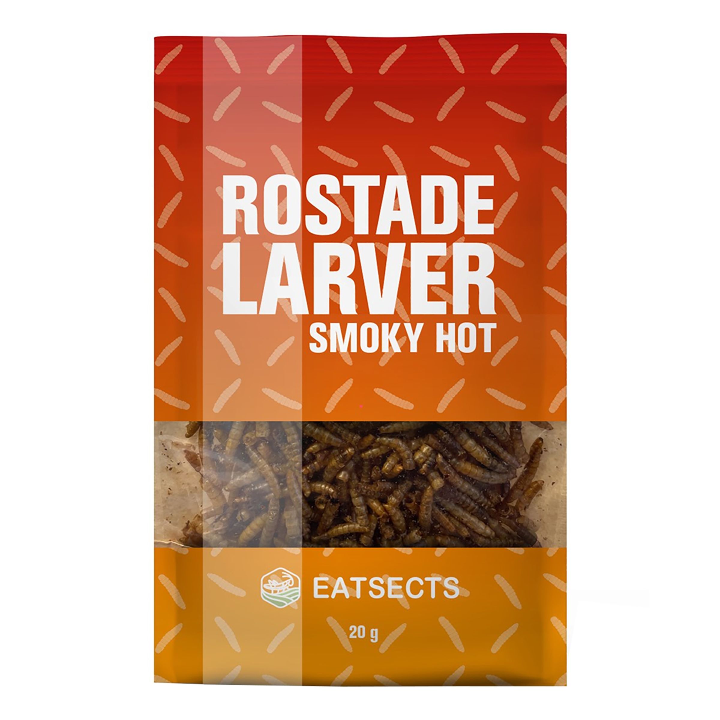 Läs mer om Eatsects Rostade Larver - 20 gram