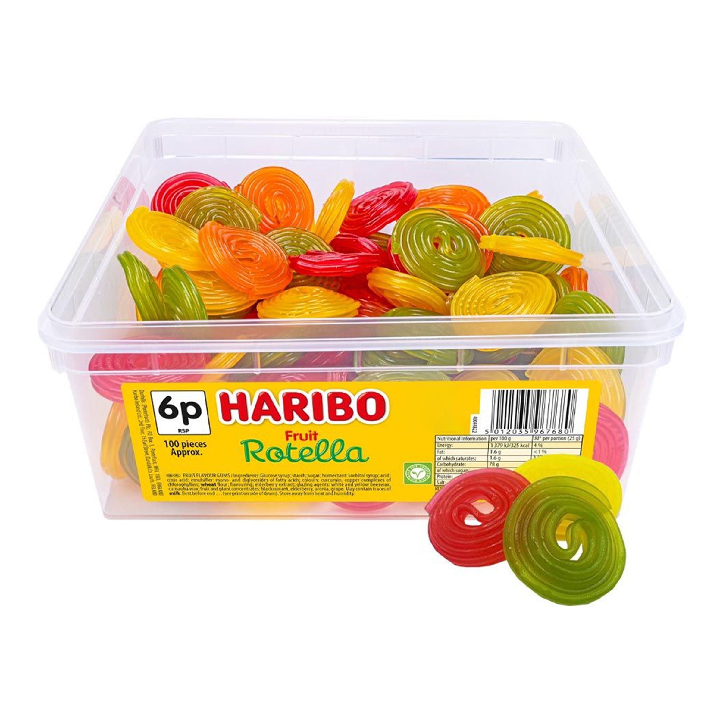 Haribo Rotella Fruit Storpack - 1,92 kg