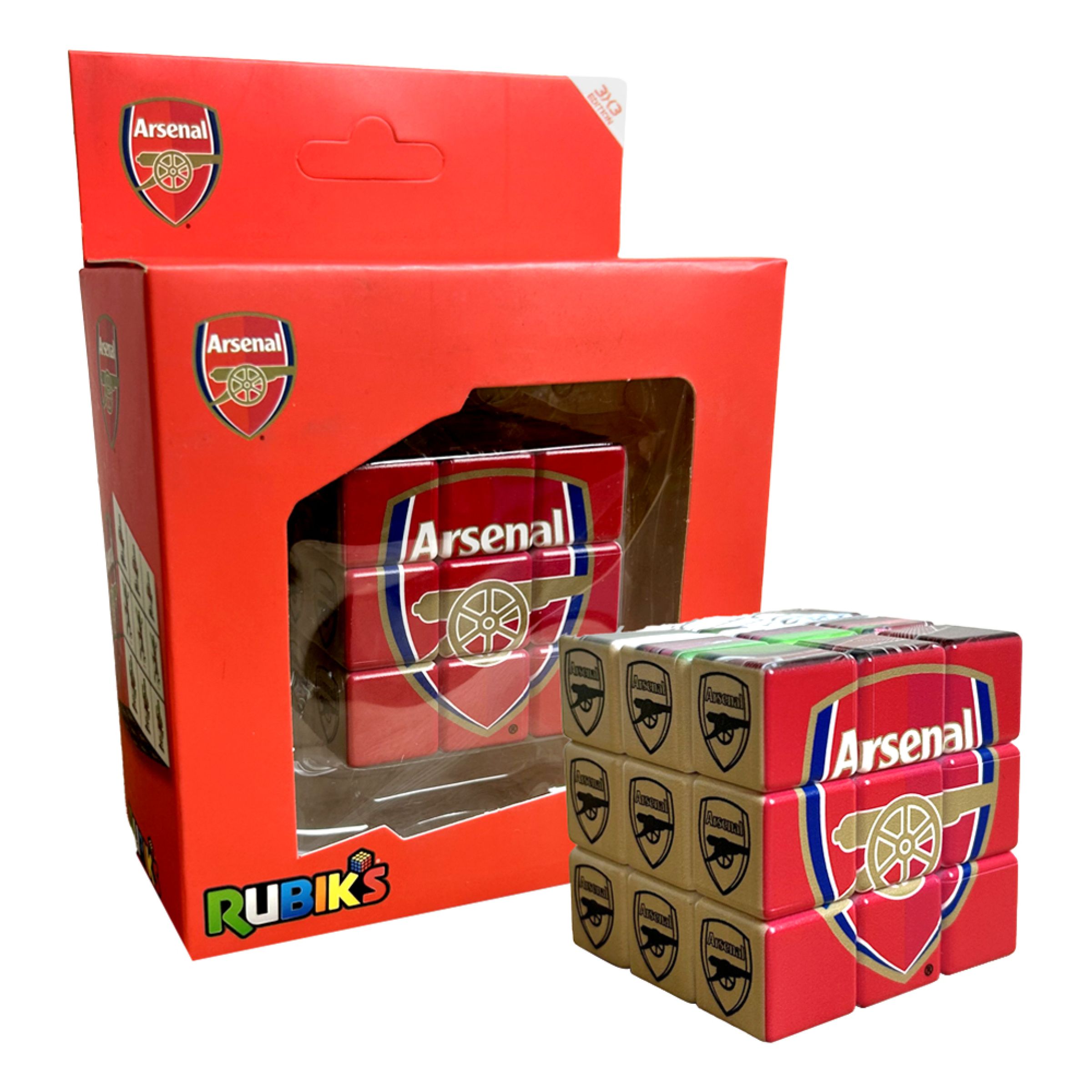 Rubiks Kub Arsenal | Hem - Roliga Prylar - Hobby & Fritid - Supporterprylar | Maskeradspecialisten