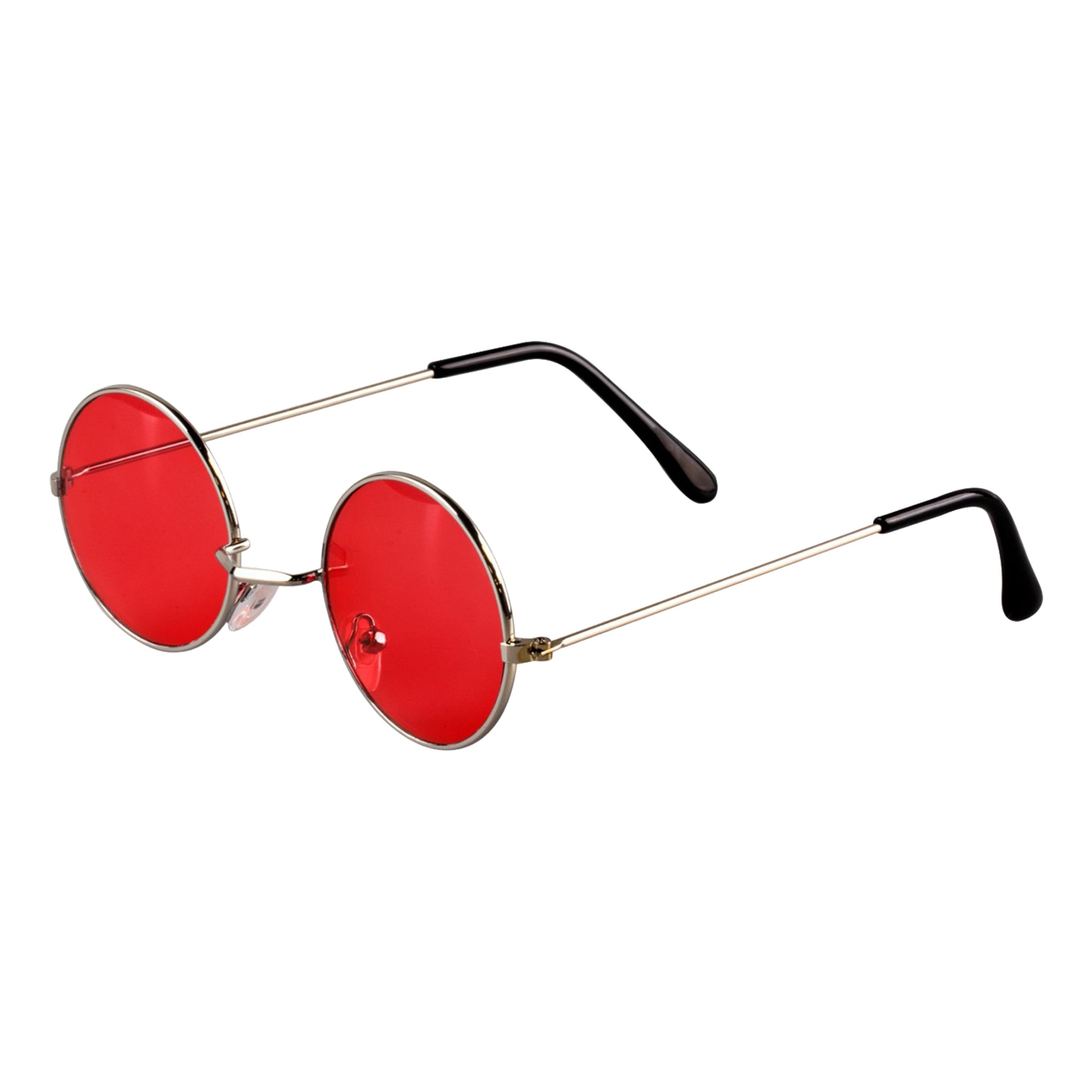 Runda Glasögon Röd | Hem - Maskerad - Tillbehör - Maskeradaccessoarer | Pryloteket
