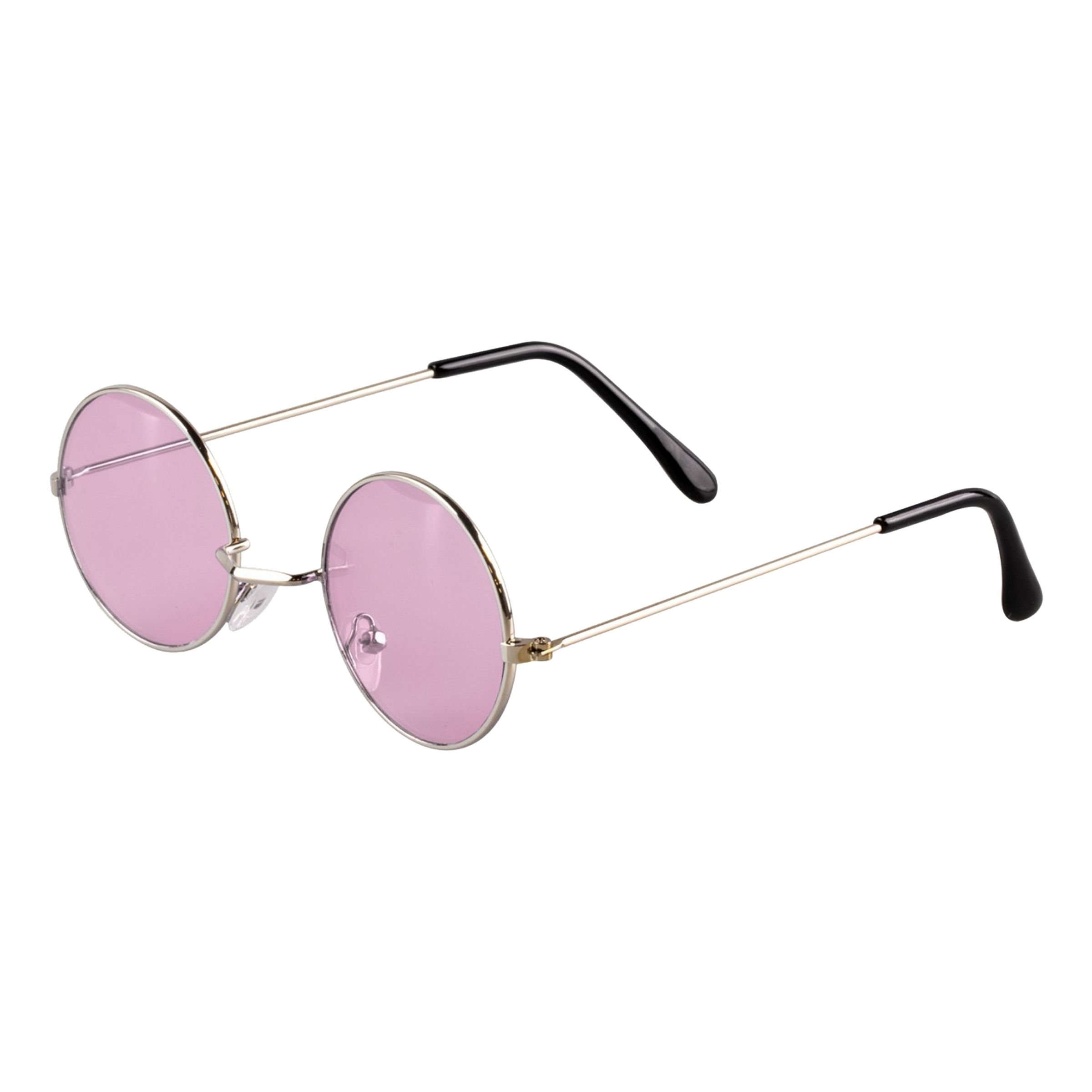 Runda Glasögon Rosa | Hem - Maskerad - Tillbehör - Maskeradaccessoarer | Pryloteket