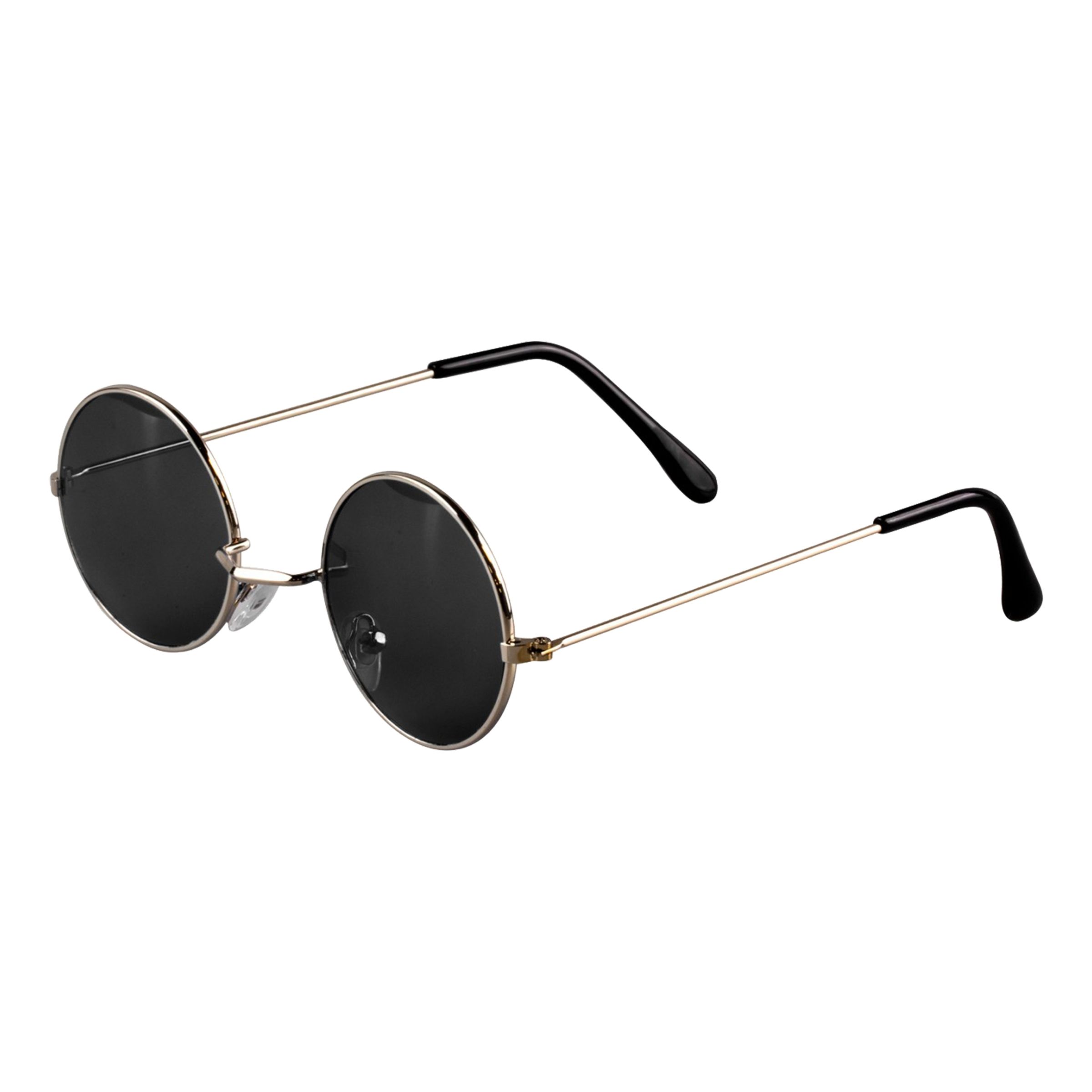 Runda Glasögon Svart | Hem - Maskerad - Tillbehör - Maskeradaccessoarer | Pryloteket