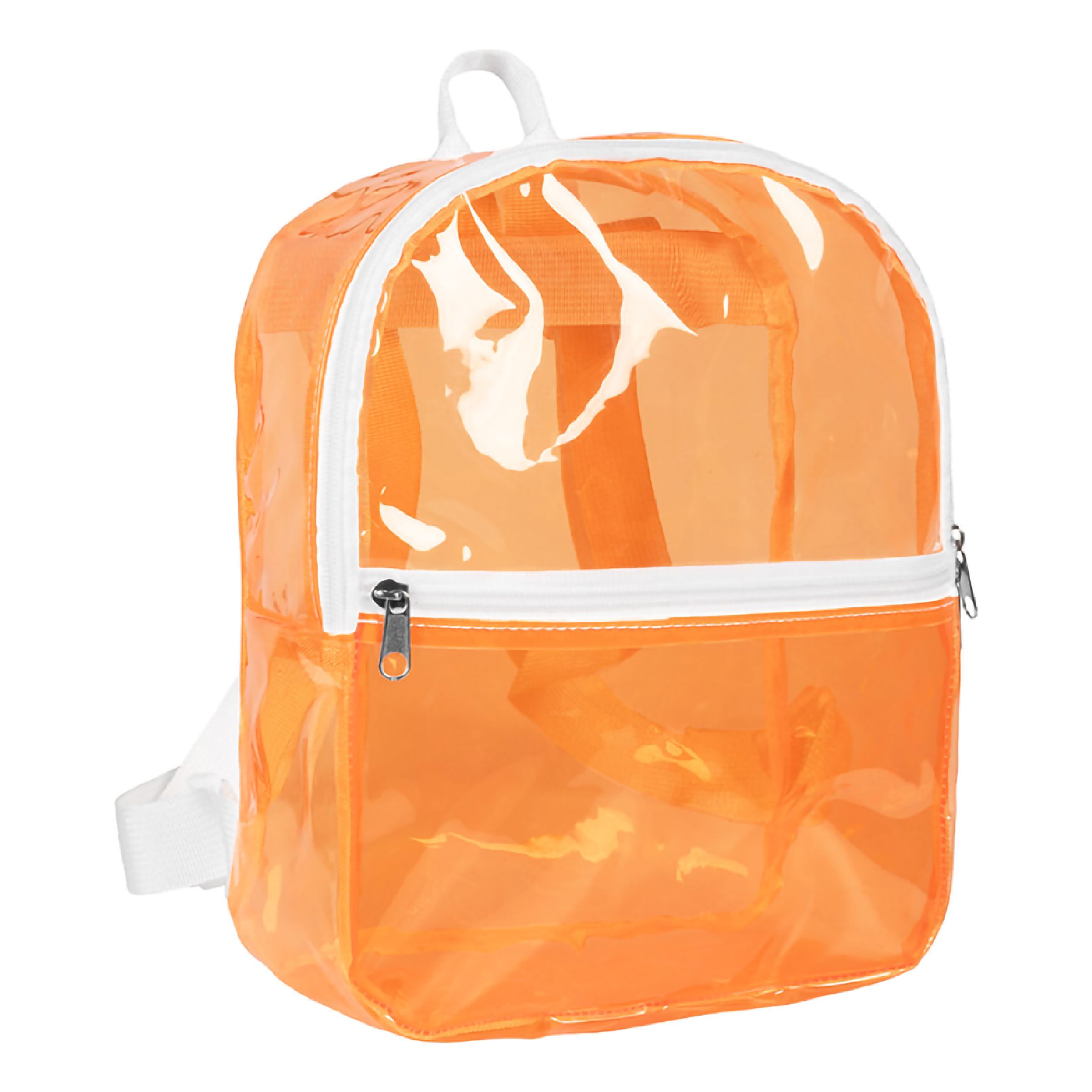 Ryggsäck Transparent Neonorange | Hem - Maskerad - Tillbehör - Maskeradväskor | Maskeradspecialisten