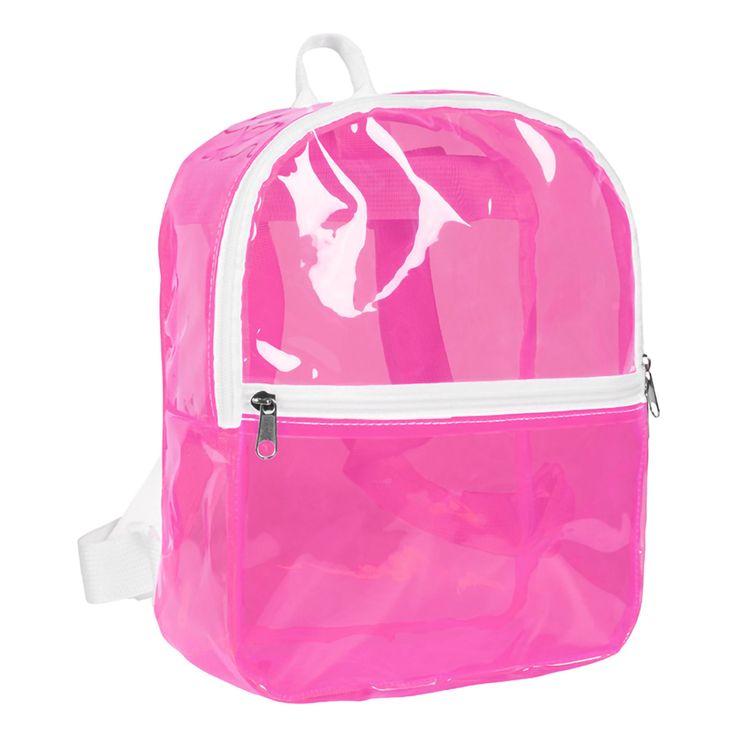 Ryggsäck Transparent Neonrosa | Hem - Maskerad - Tillbehör - Maskeradväskor | Maskeradspecialisten