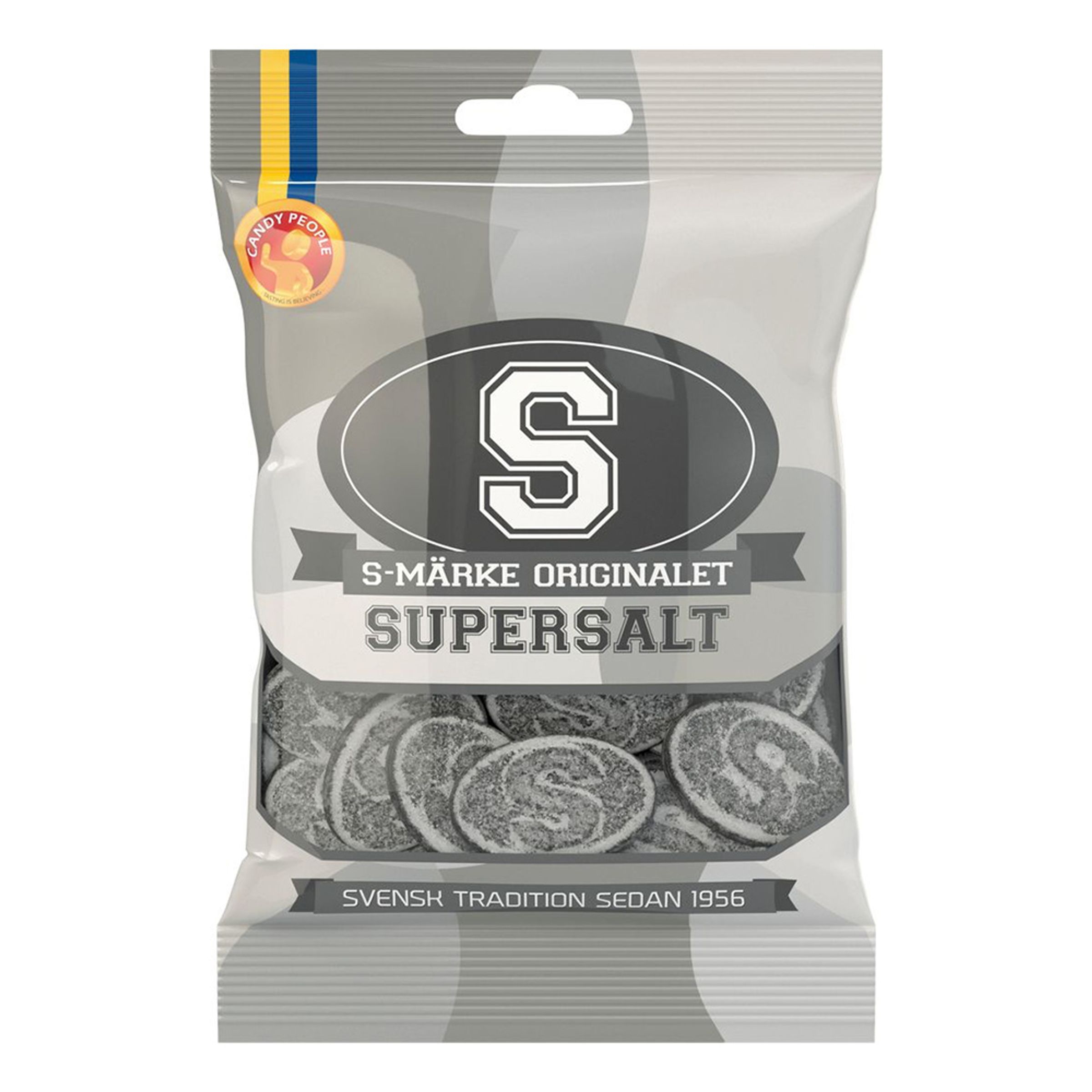Läs mer om S-Märken Supersalt Påse - 80 gram