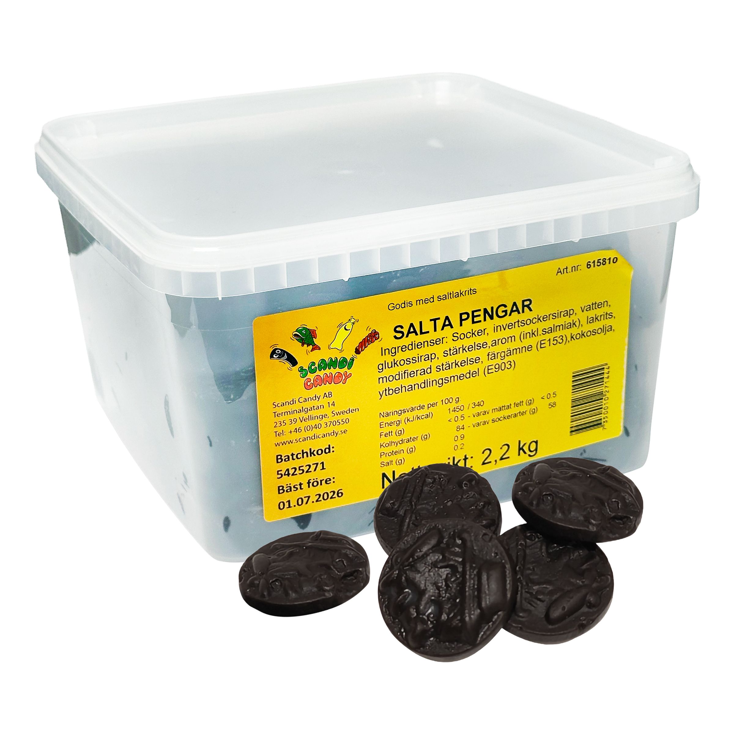 Salte Penge Økonomipakke - 2,2 kg