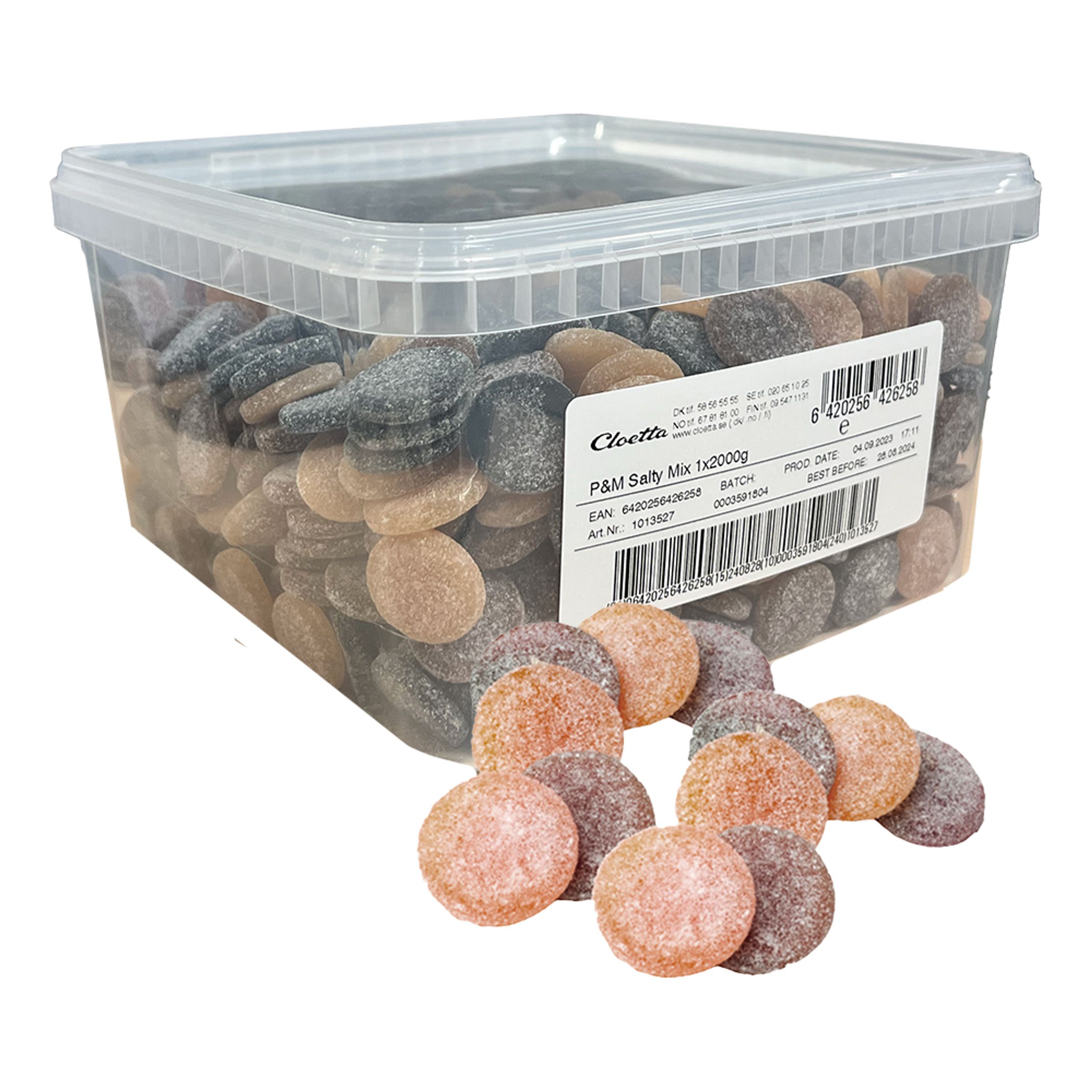 Salty Mix Godis Storpack - 2 kg | Hem//Godis & Läsk//Godis//Gelégodis | PartyOutlet