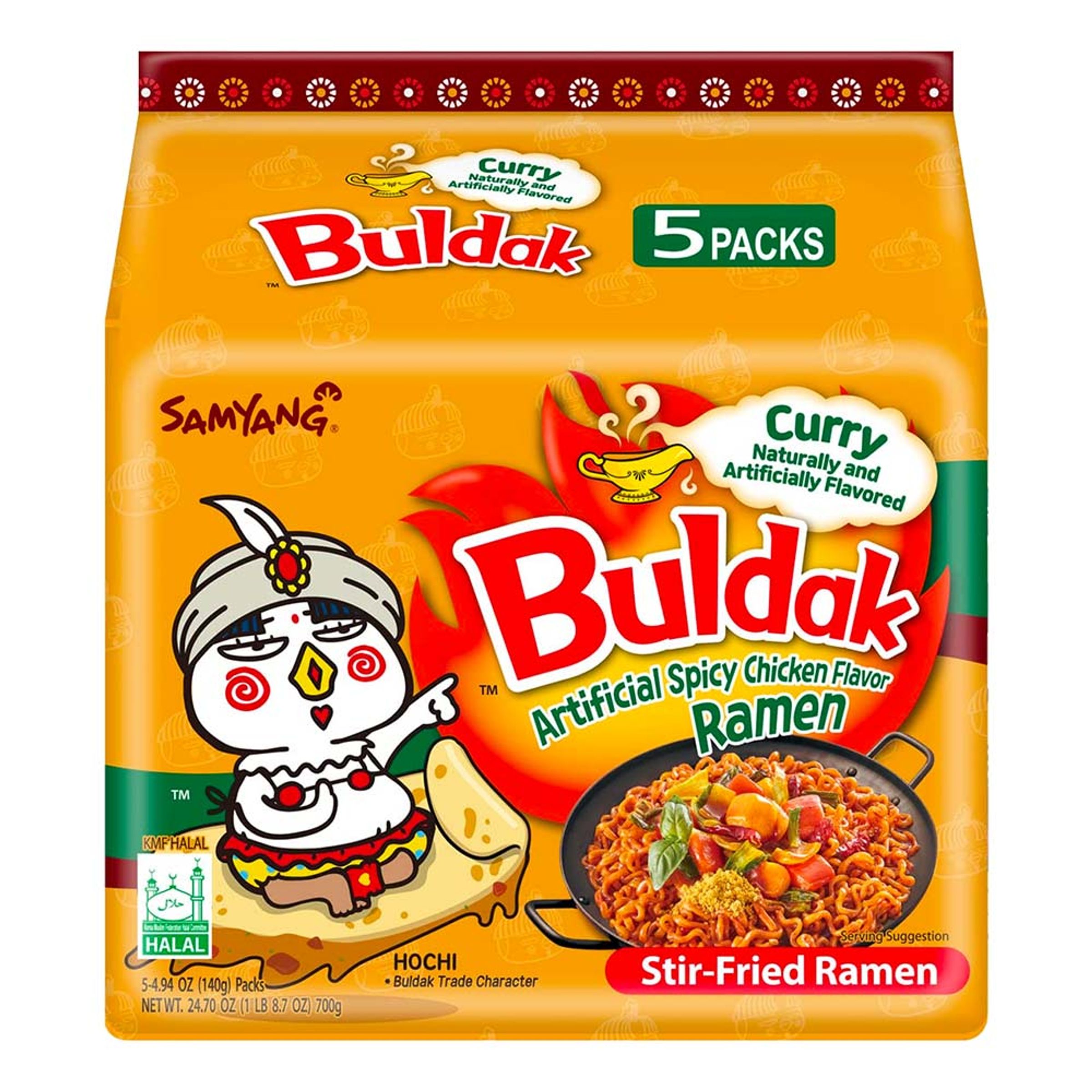 Läs mer om Samyang Buldak Hot Chicken Flavor Ramen Curry - 5-pack