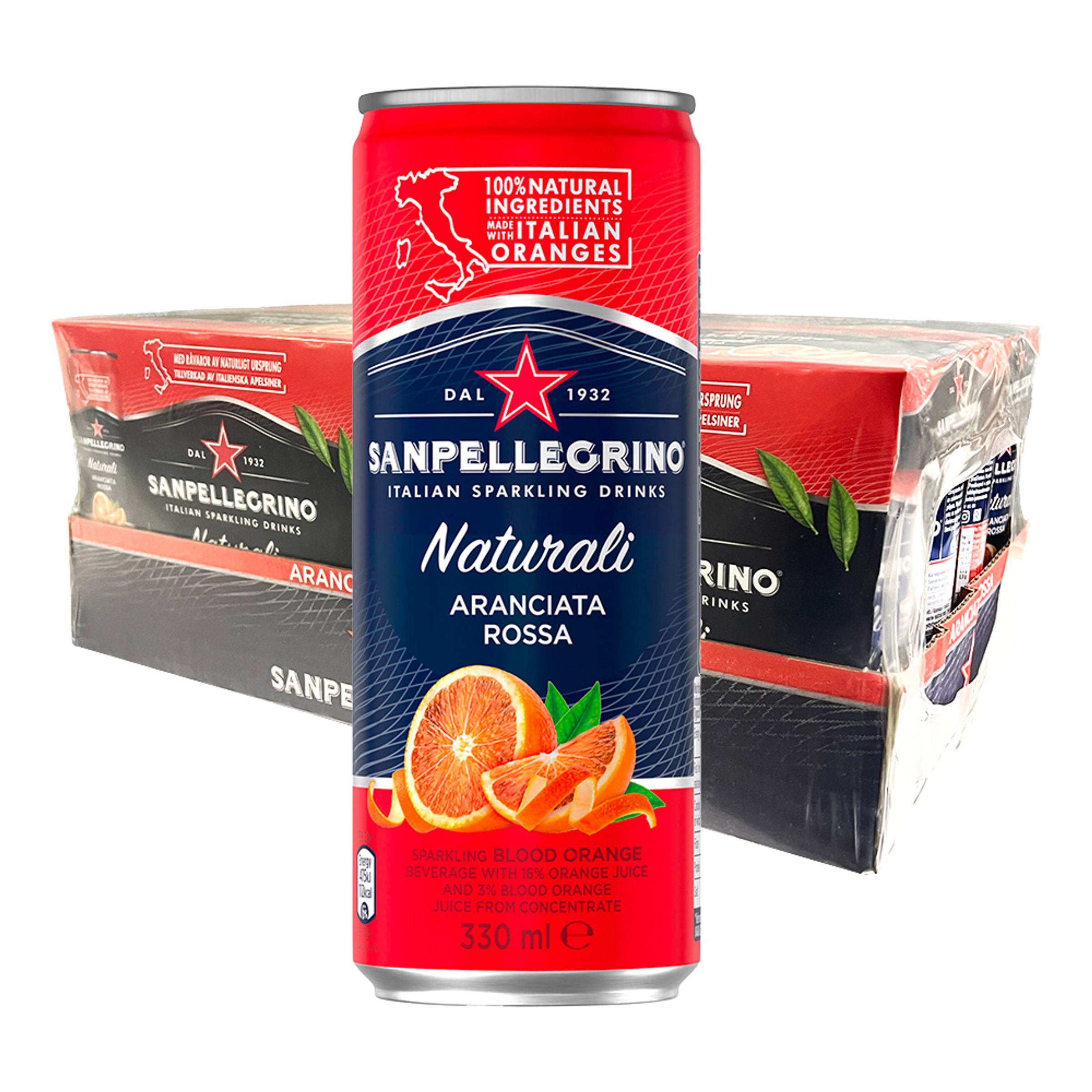 San Pellegrino Aranciata Rossa - 24-pack