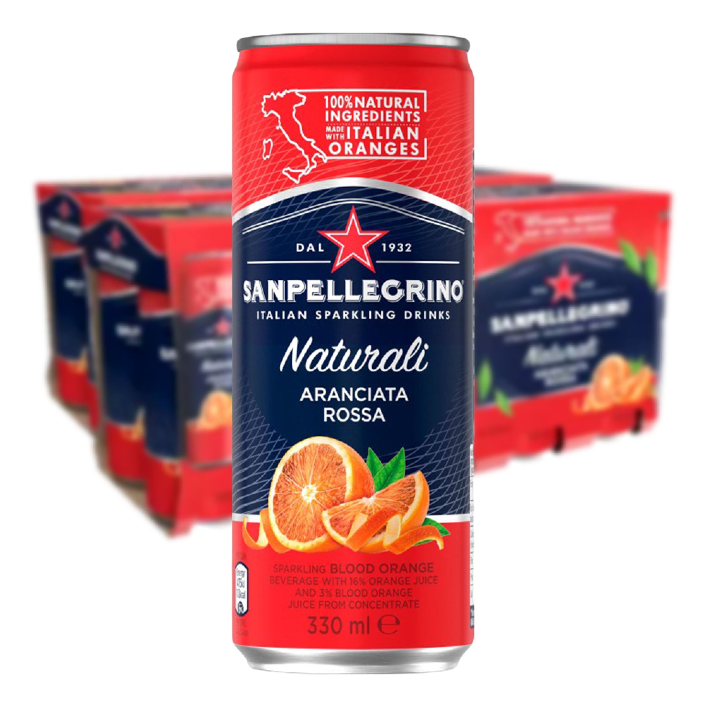 San Pellegrino Aranciata Rossa - 24-pack