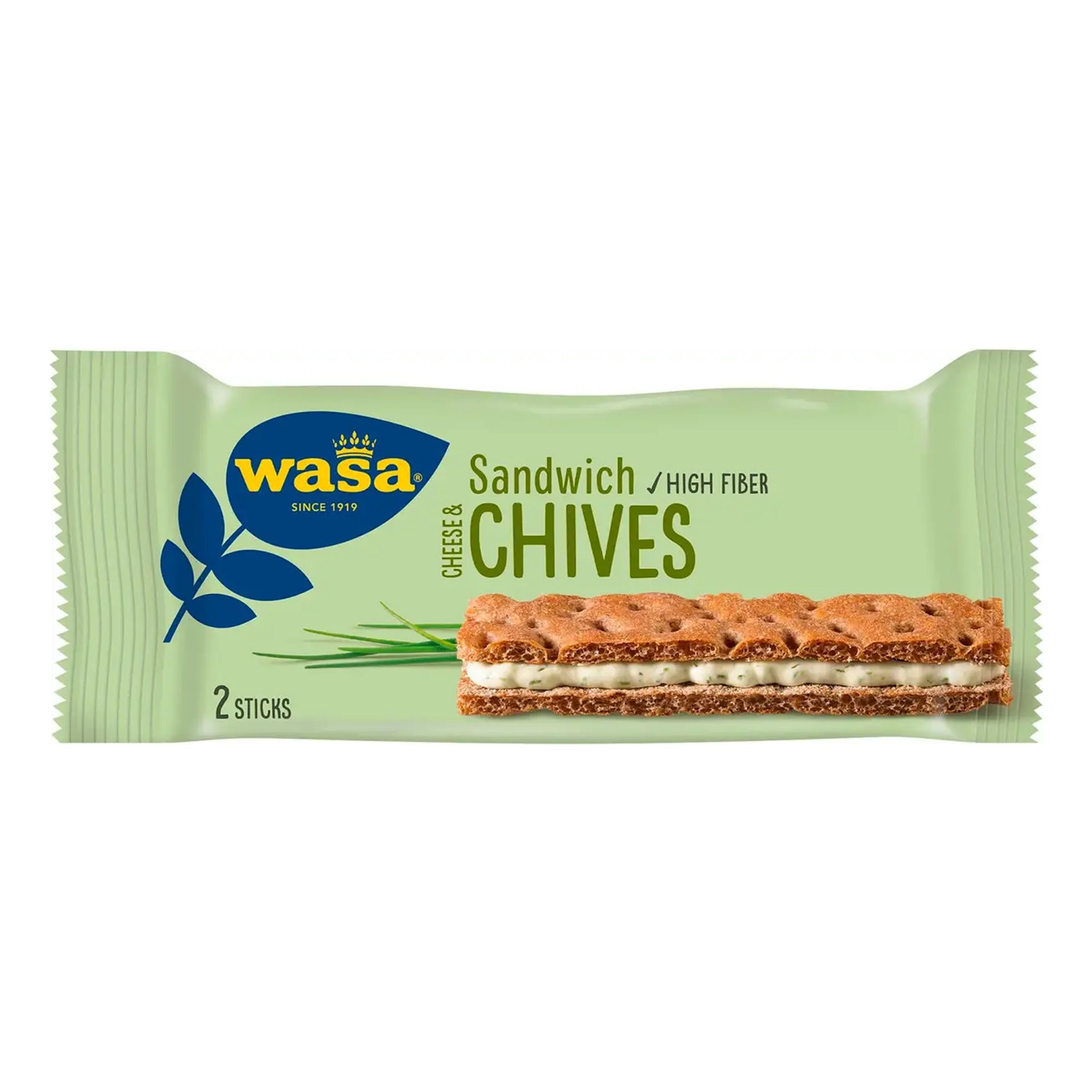 Wasa Sandwich Cheese & Chives - 24-pack