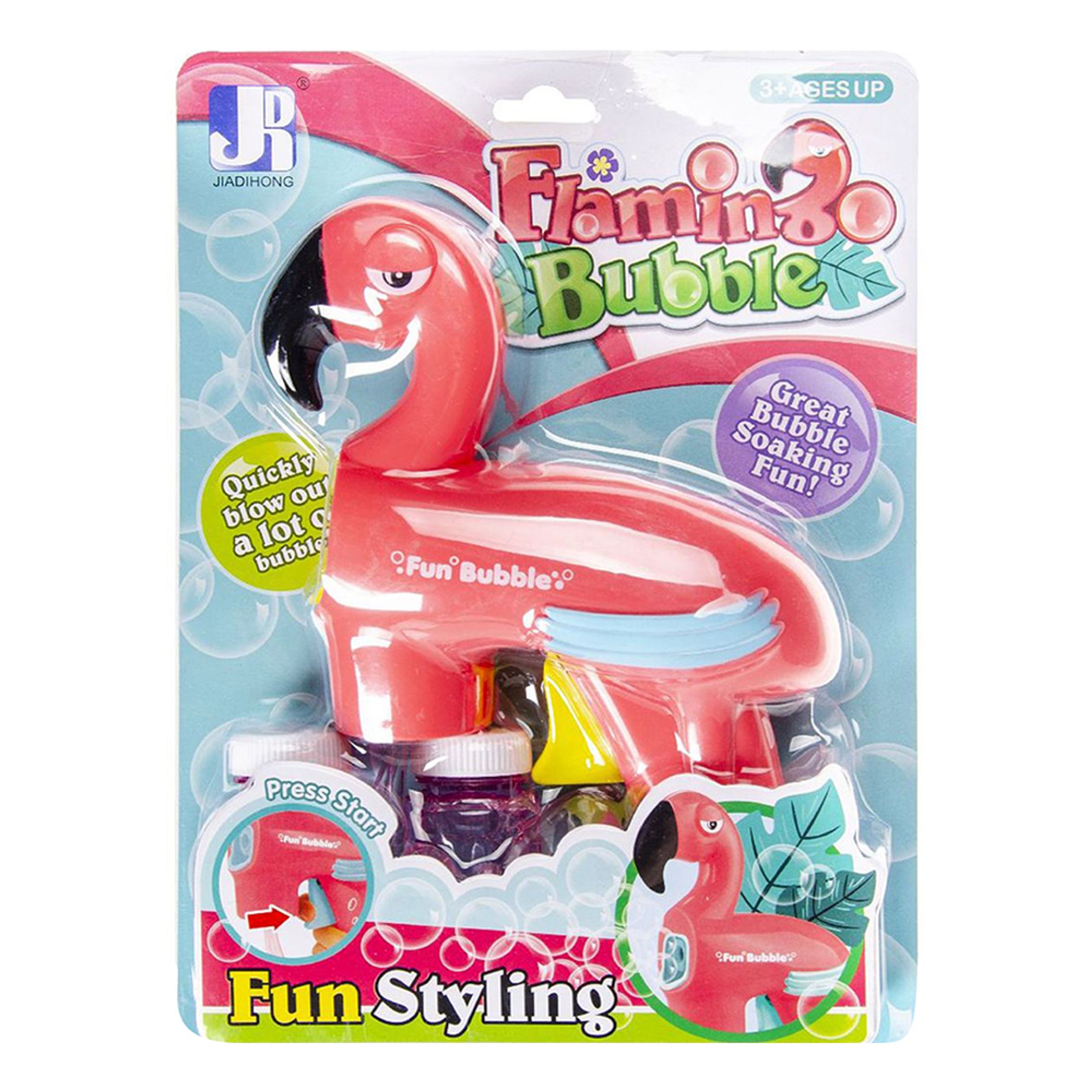 Såpbubbelpistol Flamingo