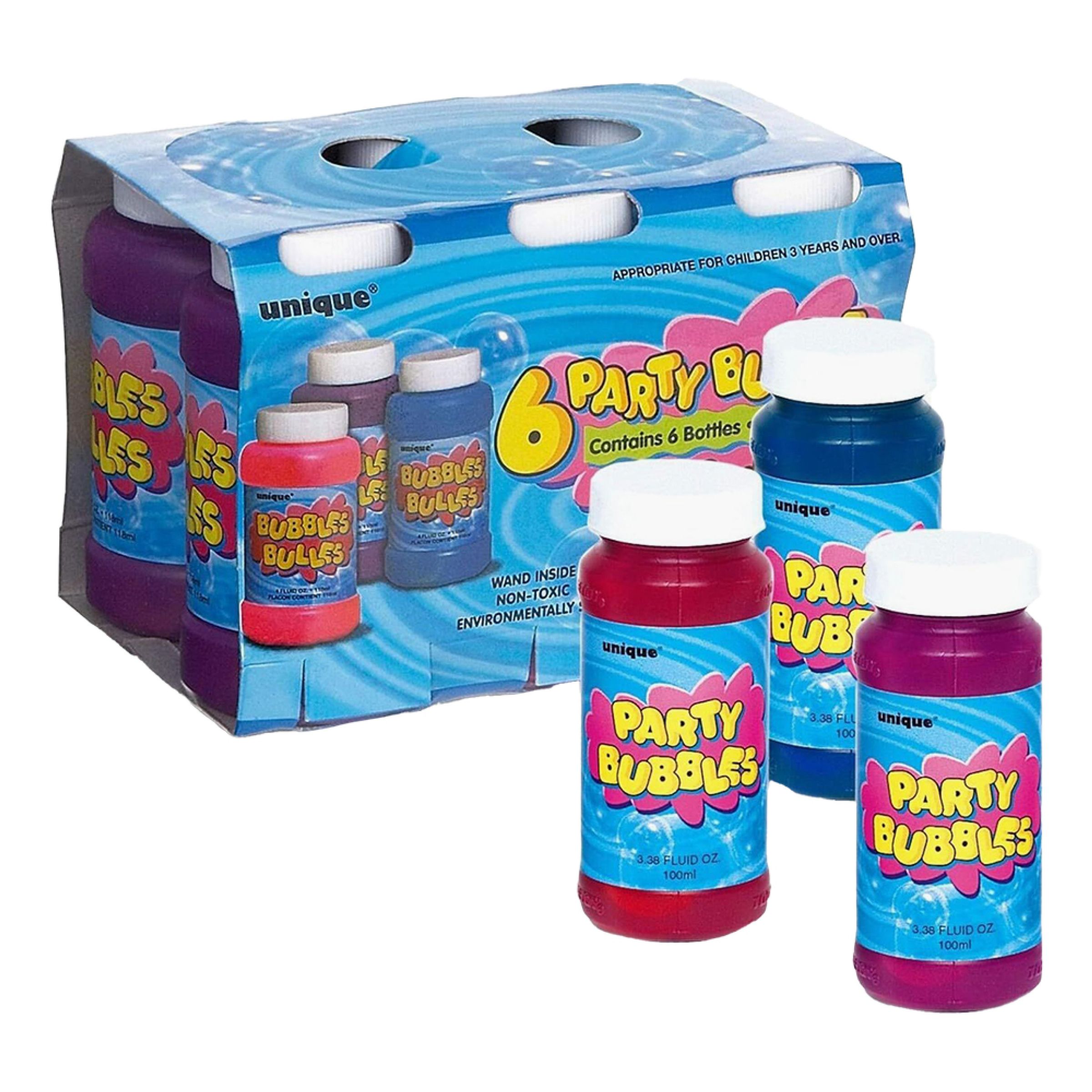 Såpbubblor Storpack - 6-pack | Hem - Festartiklar - Kalastillbehör | Pryloteket