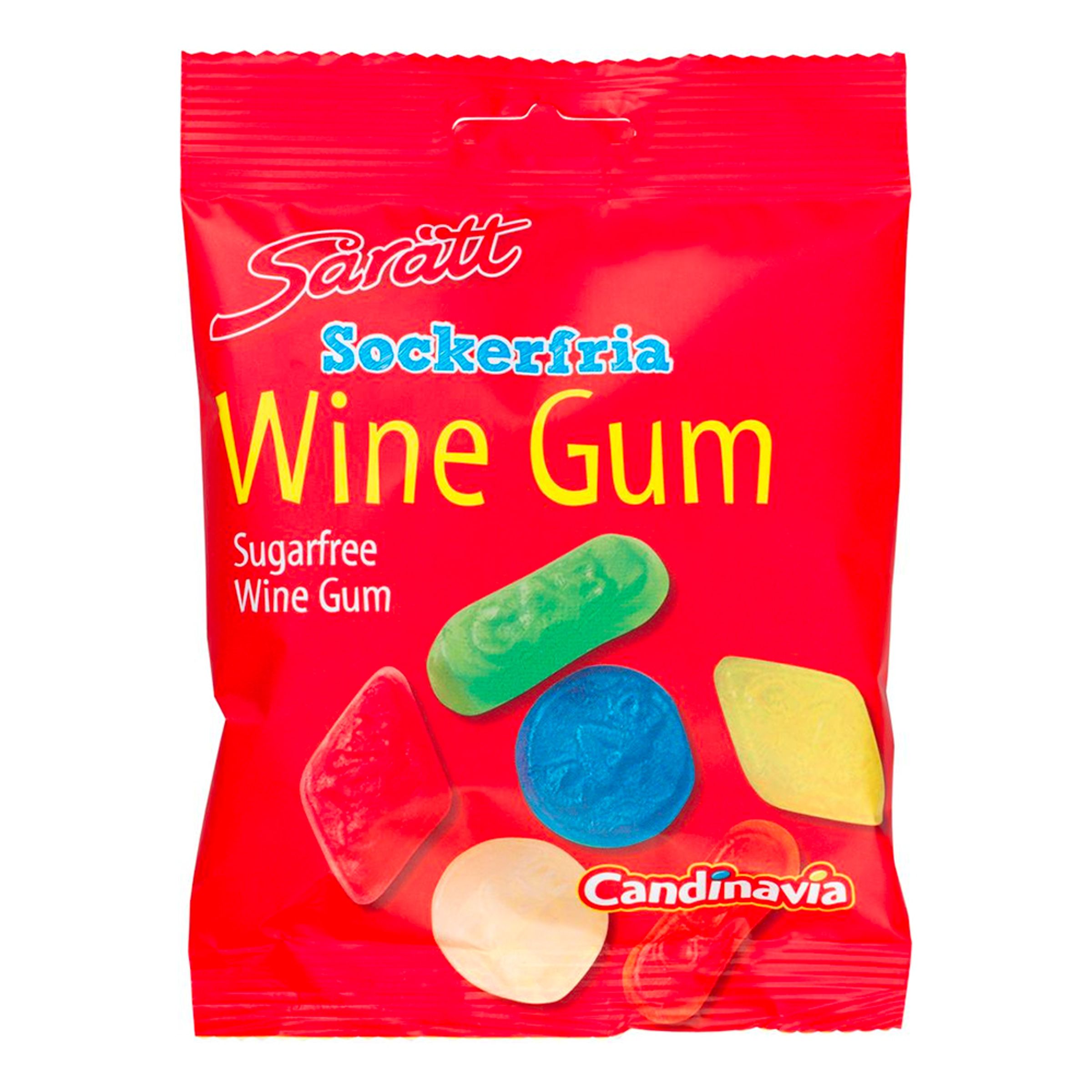 Sårätt Sockerfria Wine Gums - 80 gram