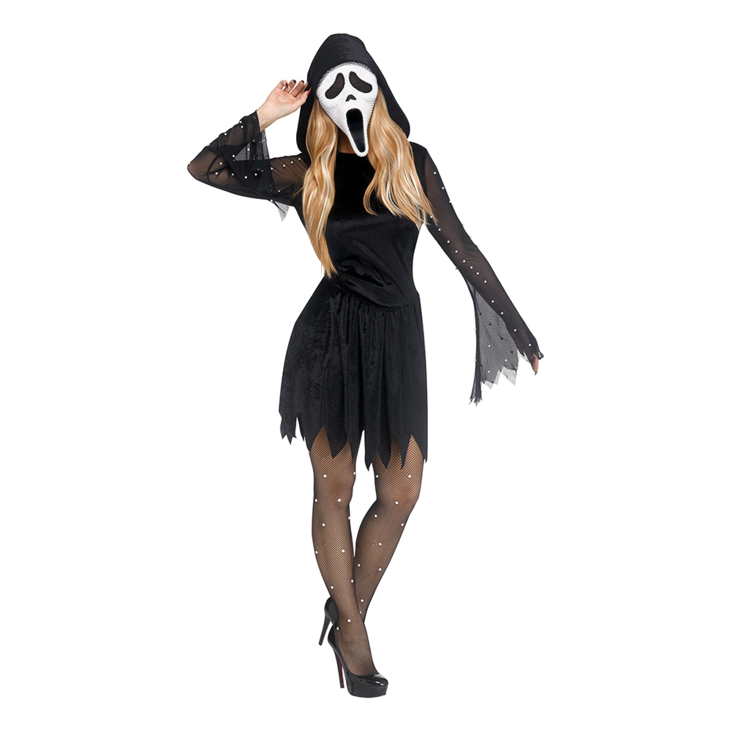 Scream Pearl Klänning Maskeraddräkt - Small | Hem - Maskerad - Maskeraddräkter - Damdräkter | Party Outlet
