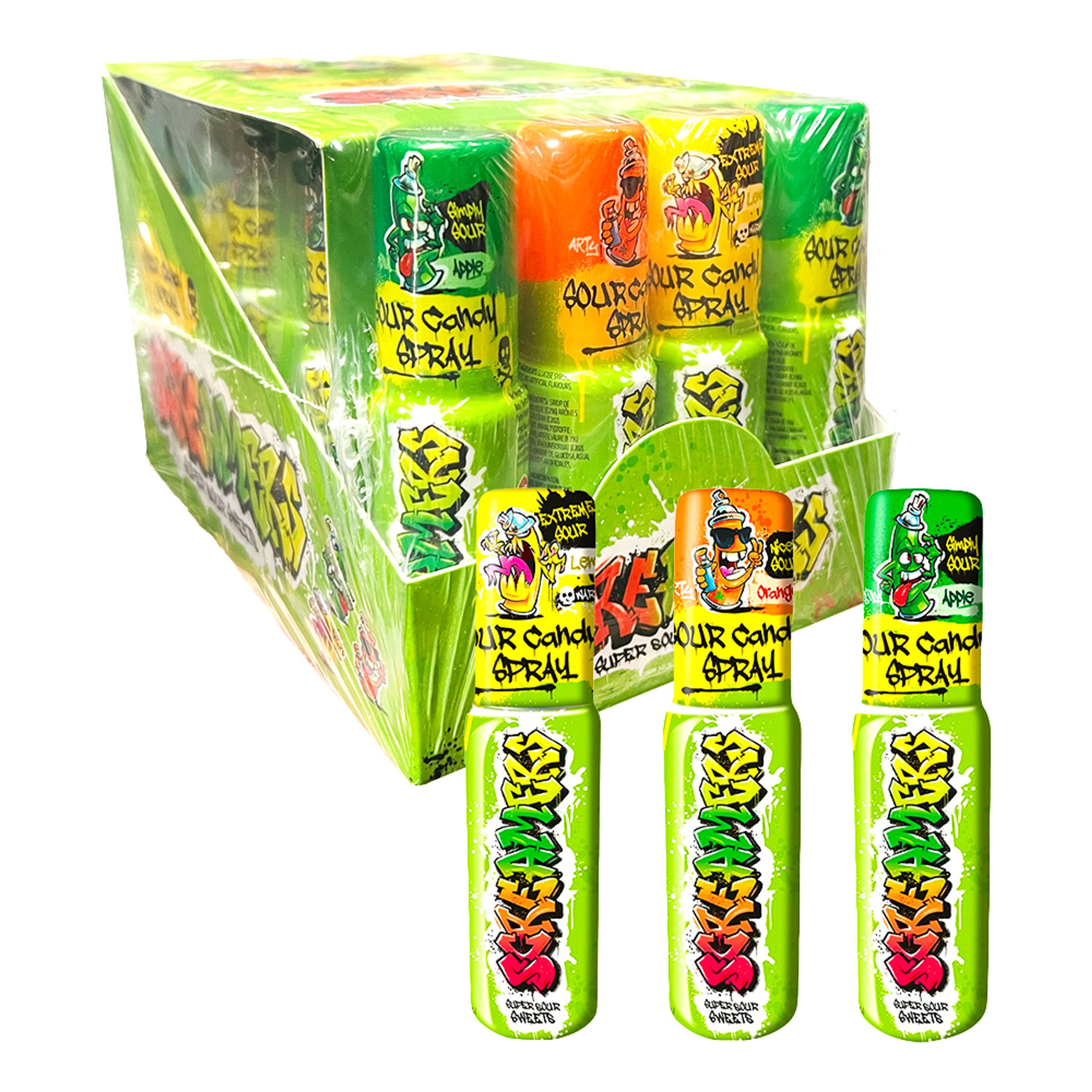 Screamers Sour Godisspray Storpack - 24-pack