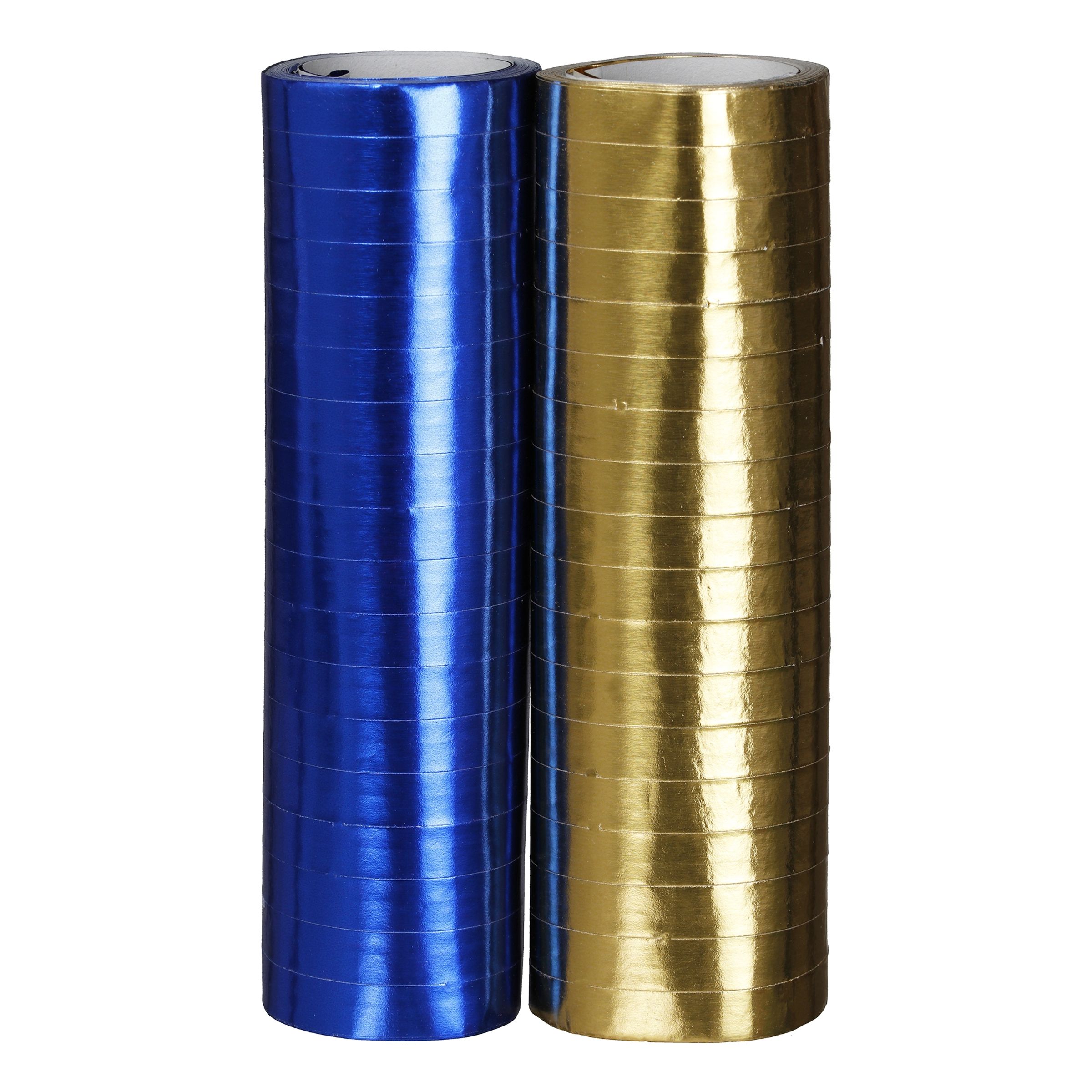 Serpentin Blå/Guld - 2-pack | Hem//Festartiklar//Serpentiner//festdekoration | PartyOutlet