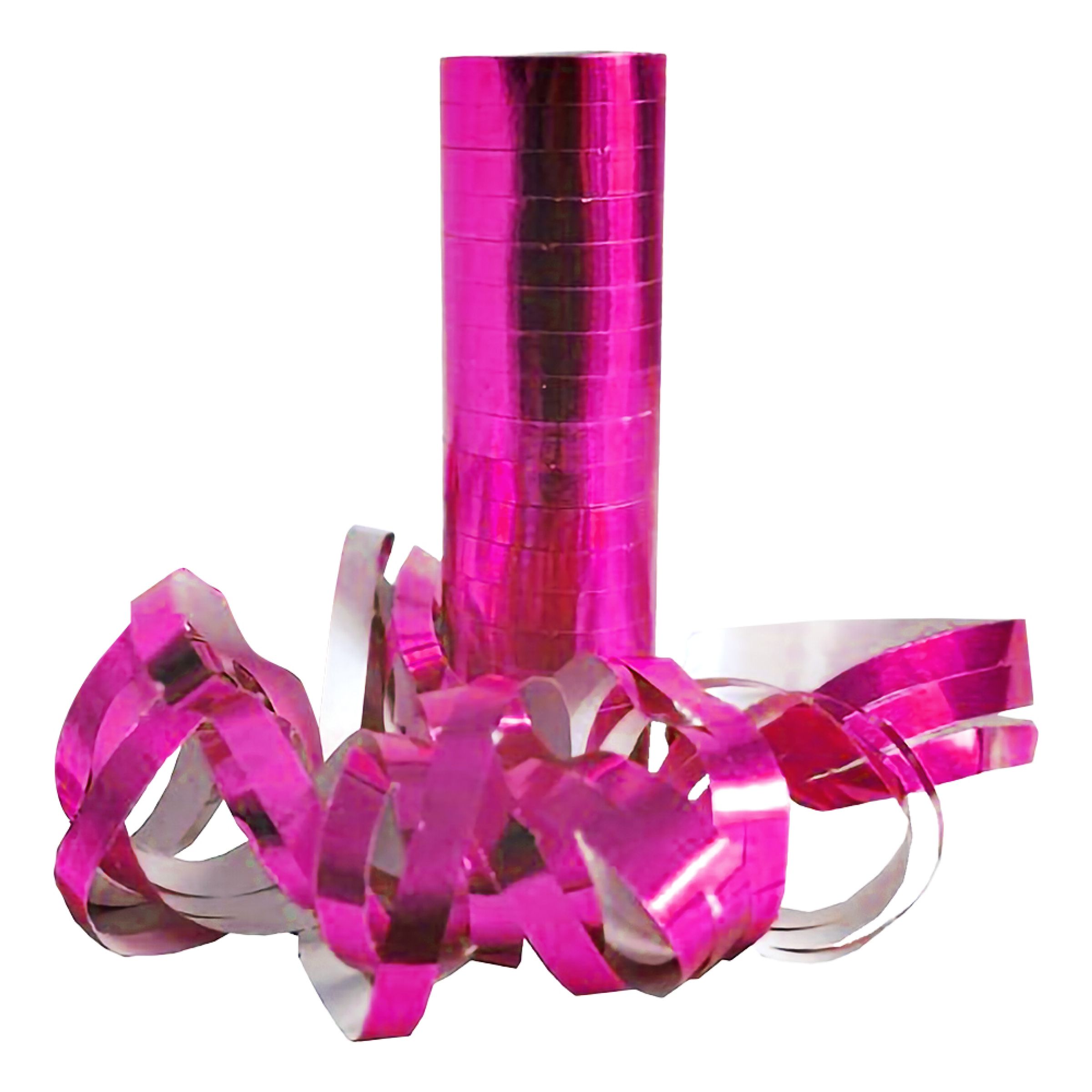 Serpentin Metallic Rosa | Hem - Festartiklar - Festdekoration - Serpentiner | Pryloteket