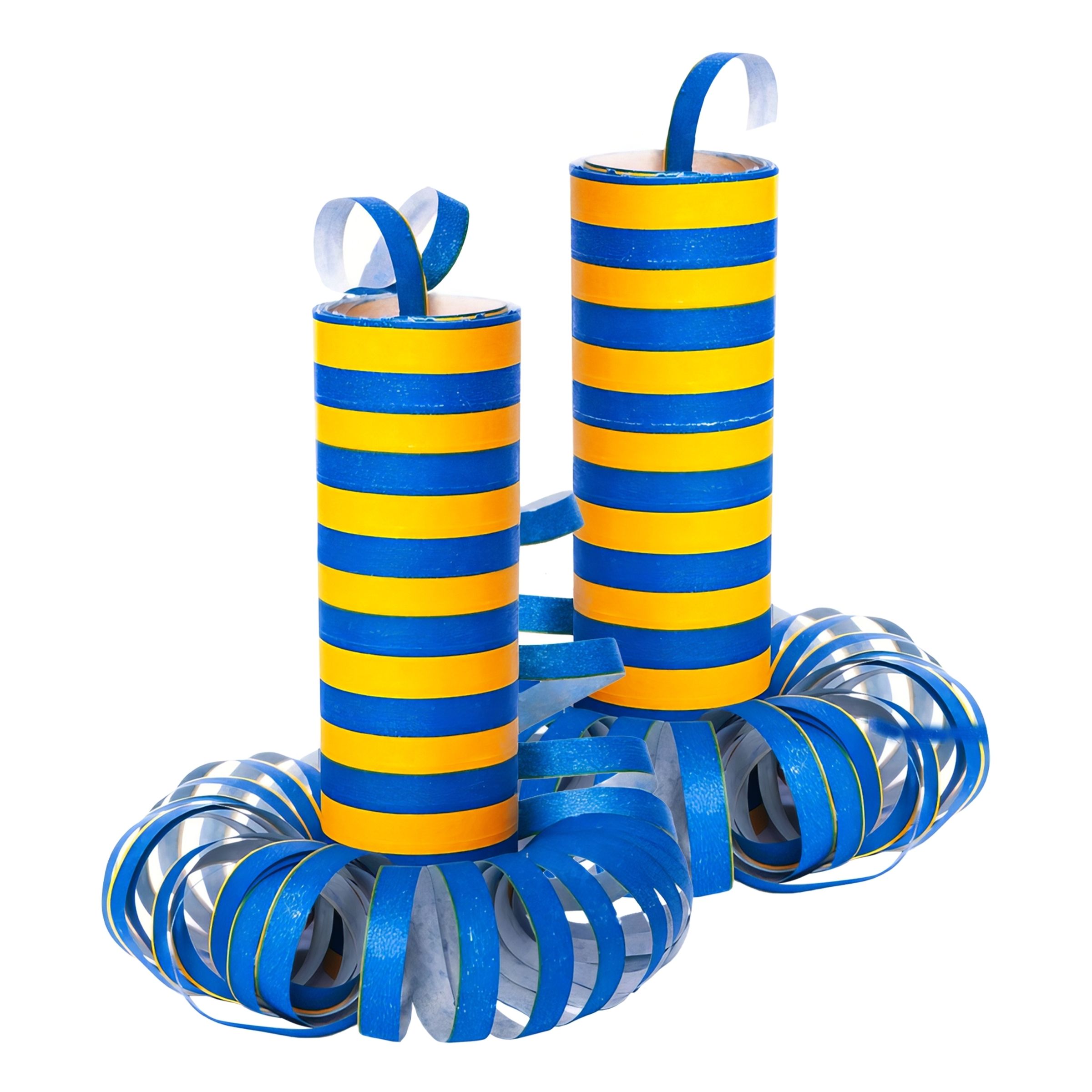 Serpentiner Blå/Gul - 2-pack