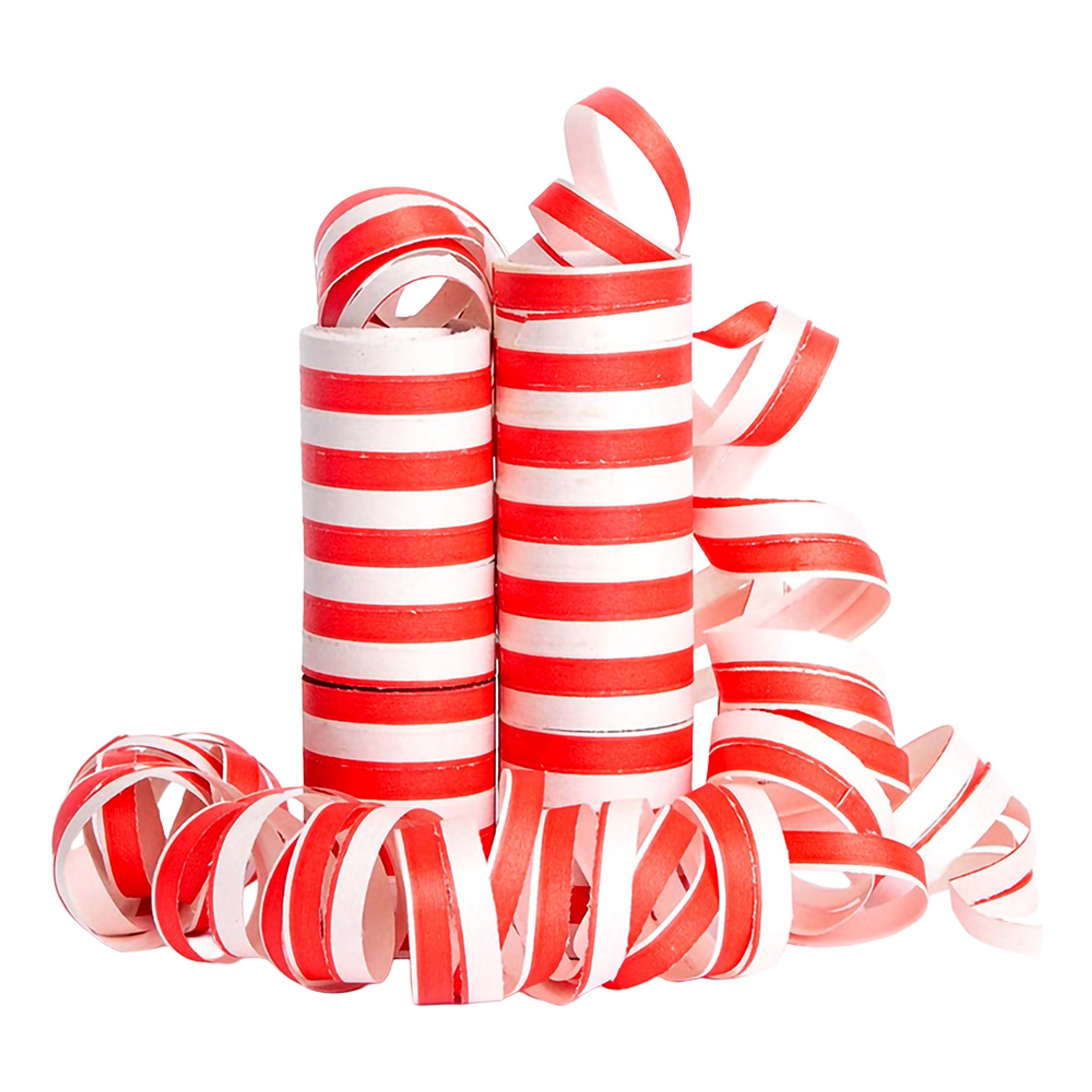 Serpentiner Röd/Vit - 2-pack | Hem - Festartiklar - Festdekoration - Serpentiner | Pryloteket