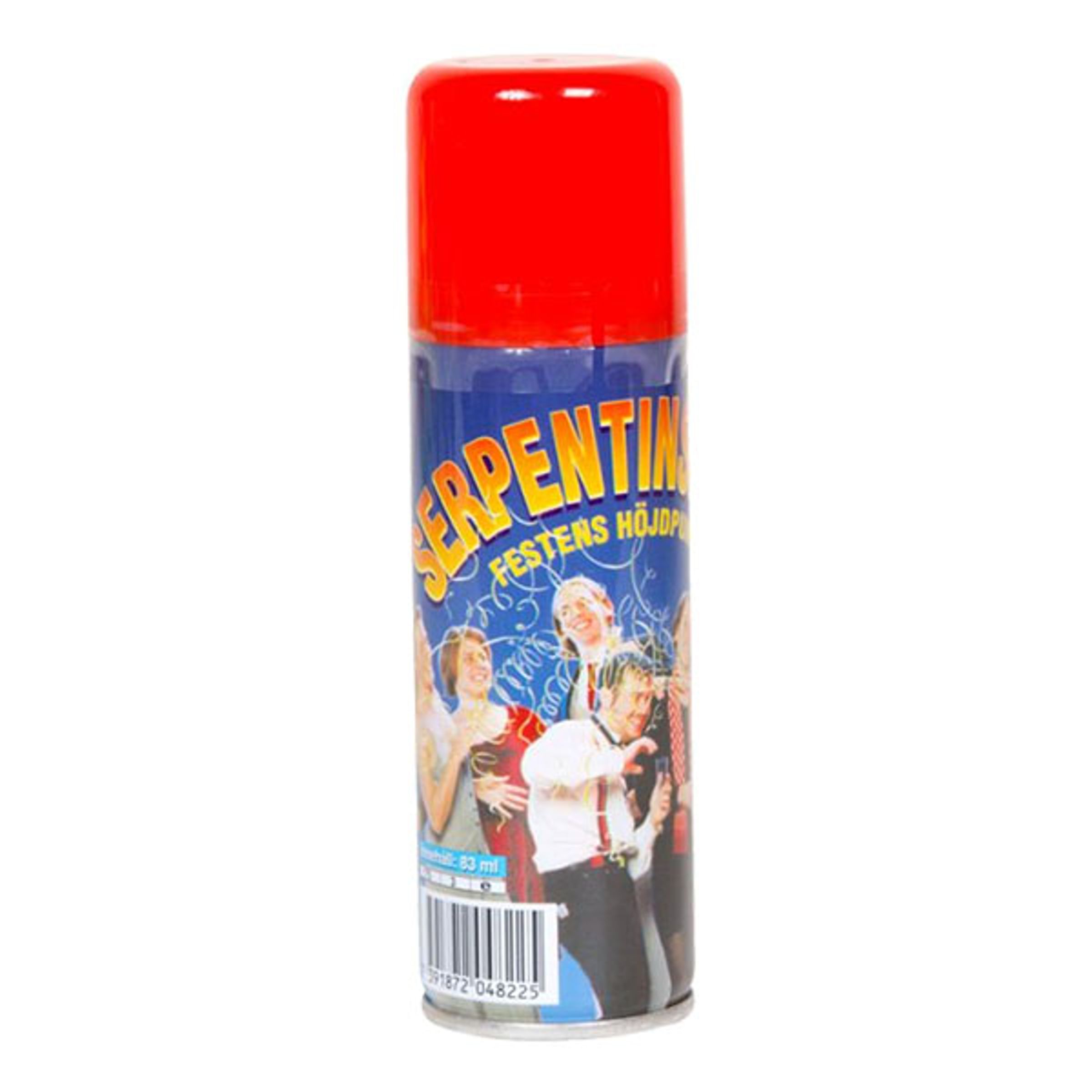 Serpentinspray - Röd