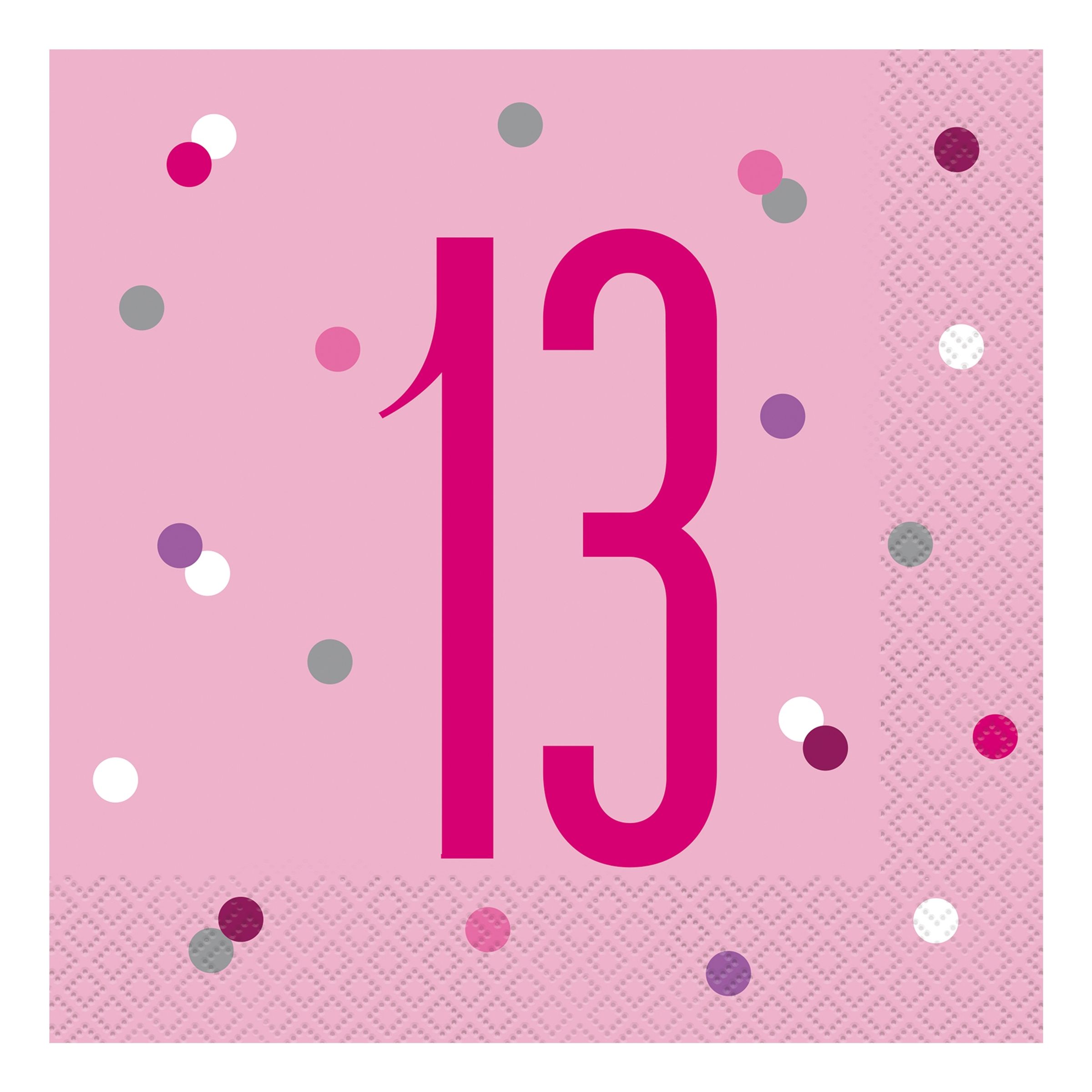 Servietter 13 Lyserød