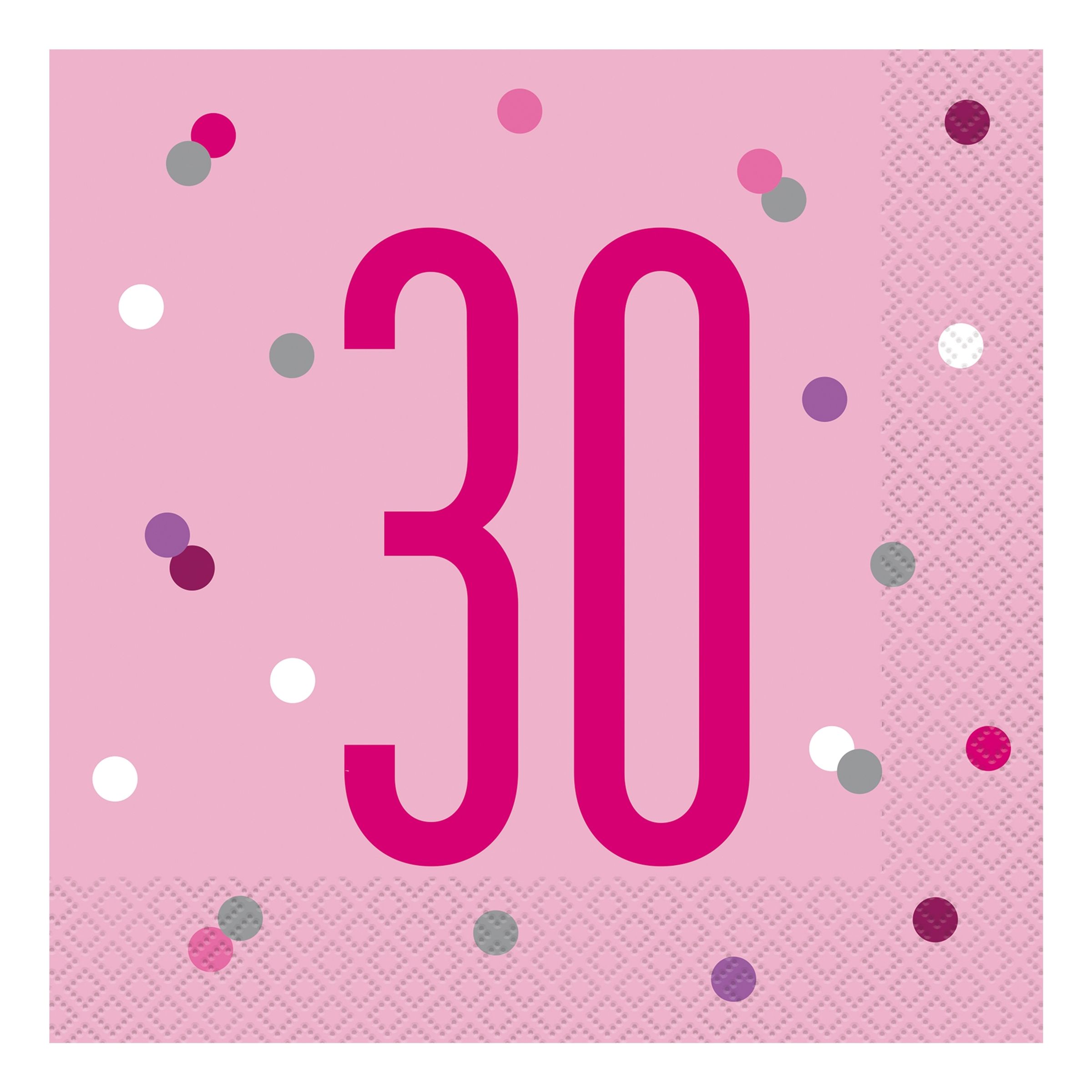 Servietter 30 Lyserød