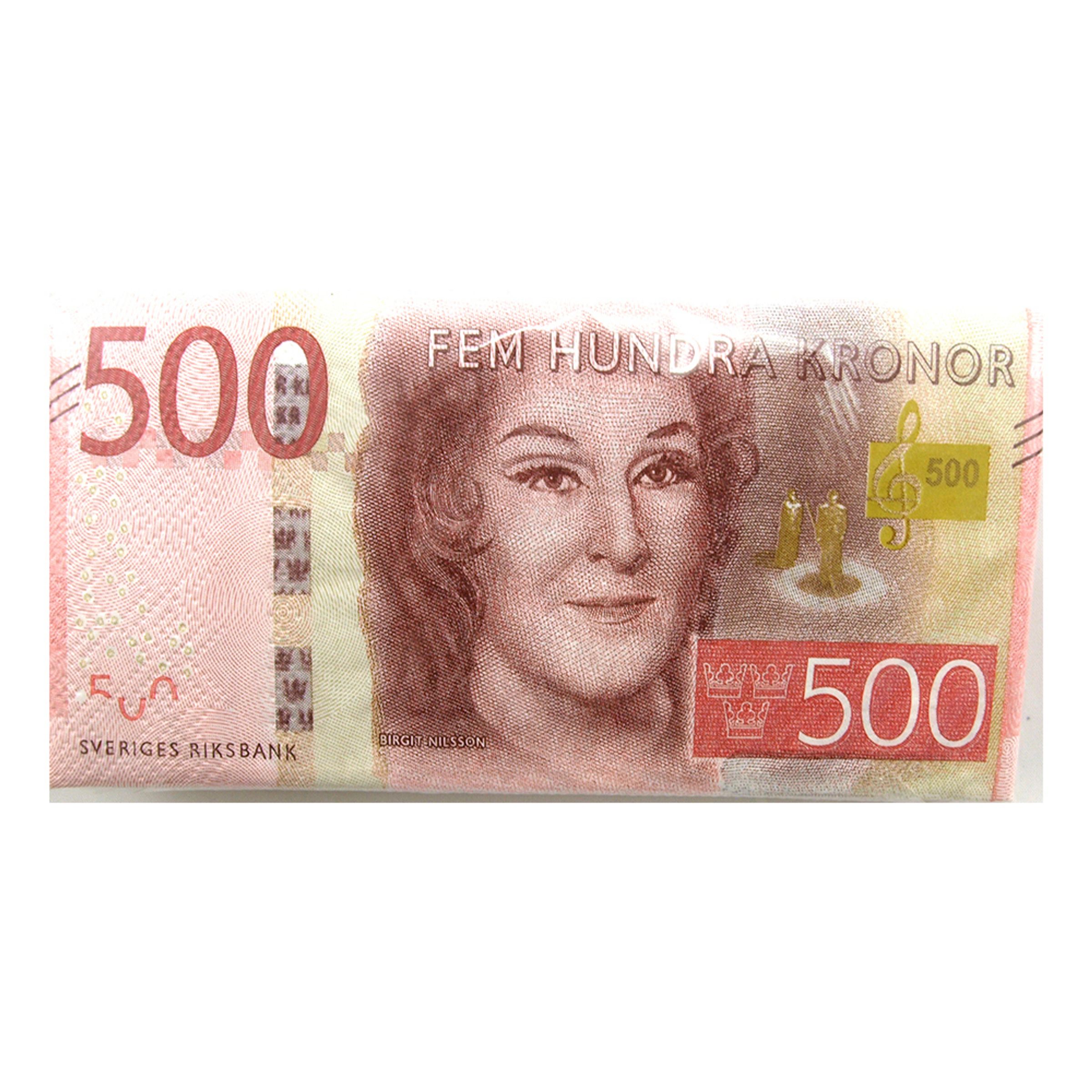Servetter 500-kronorssedlar - 10-pack