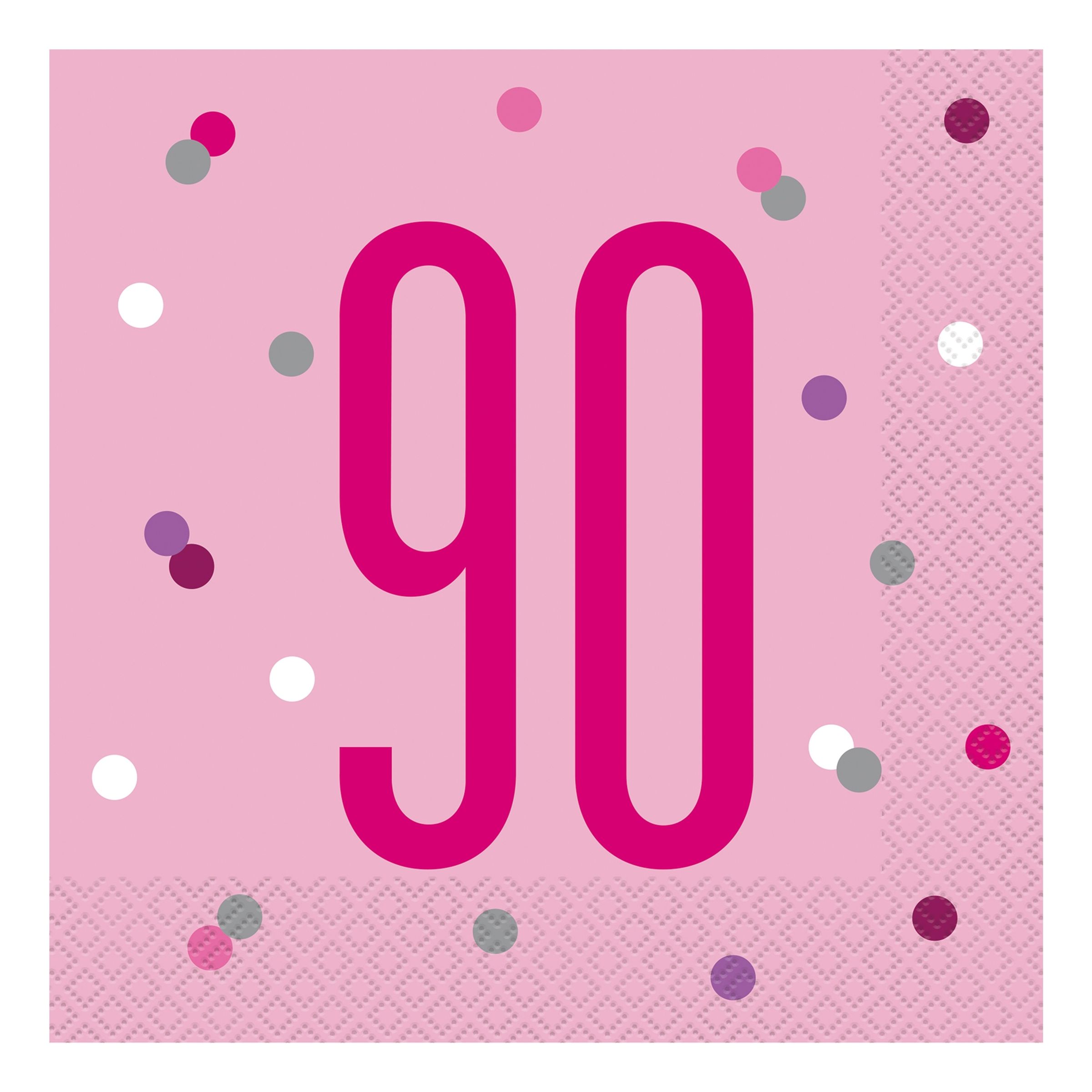 Servietter 90 Lyserød