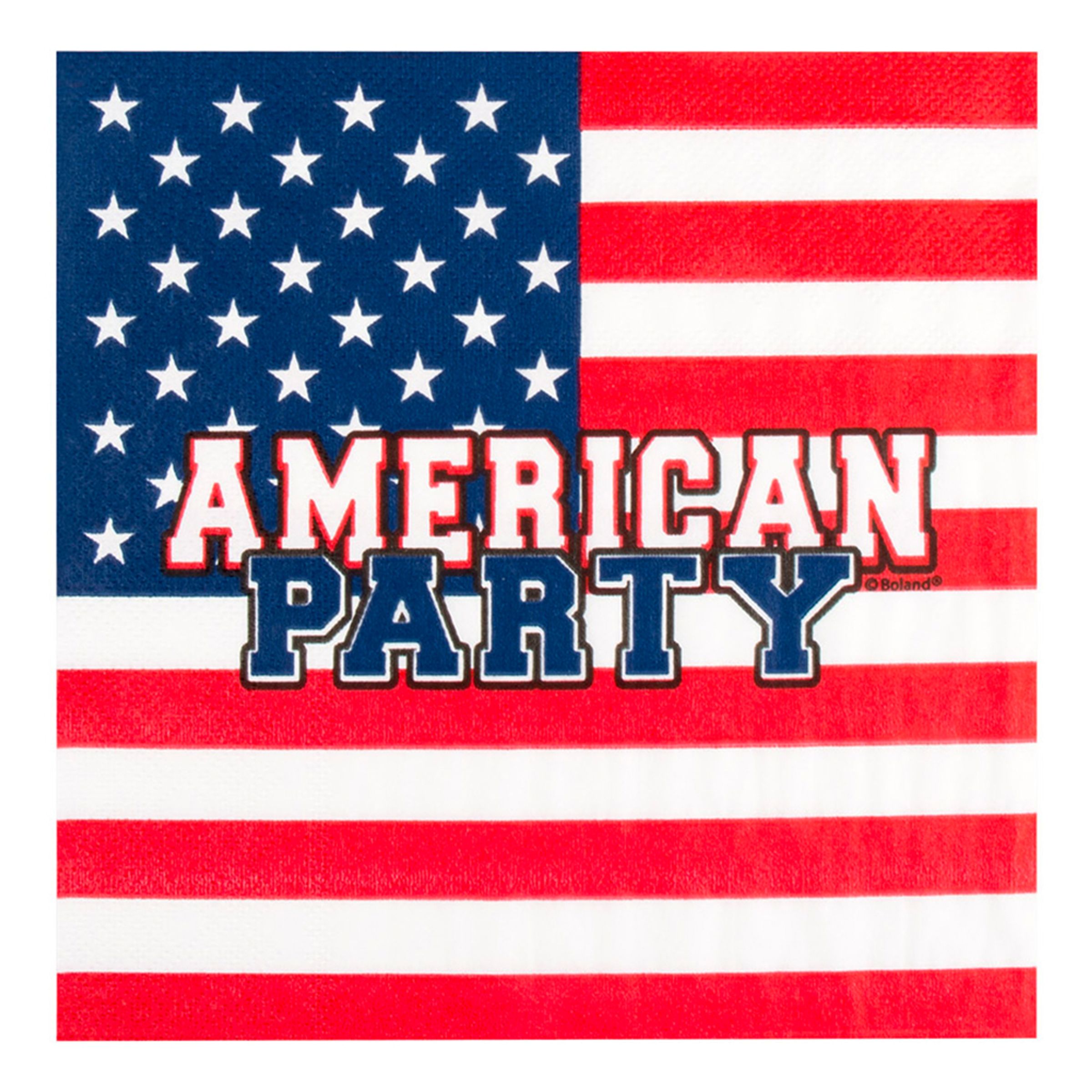 Läs mer om Servetter American Party - 20-pack