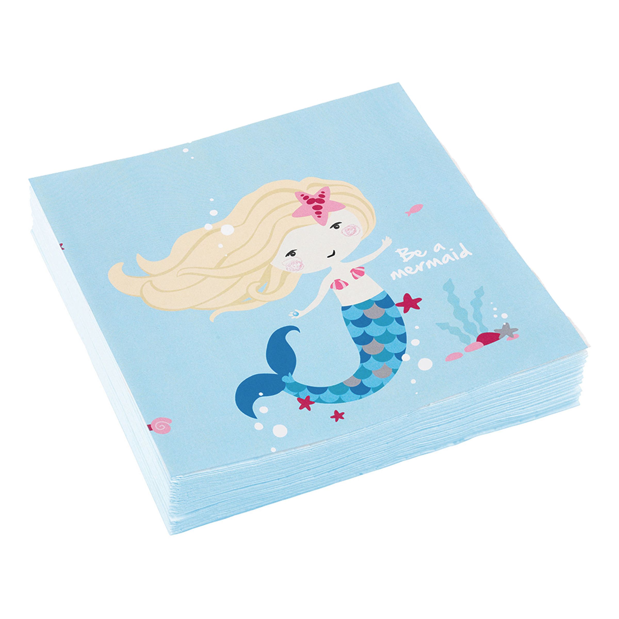 Läs mer om Servetter Be a Mermaid - 20-pack