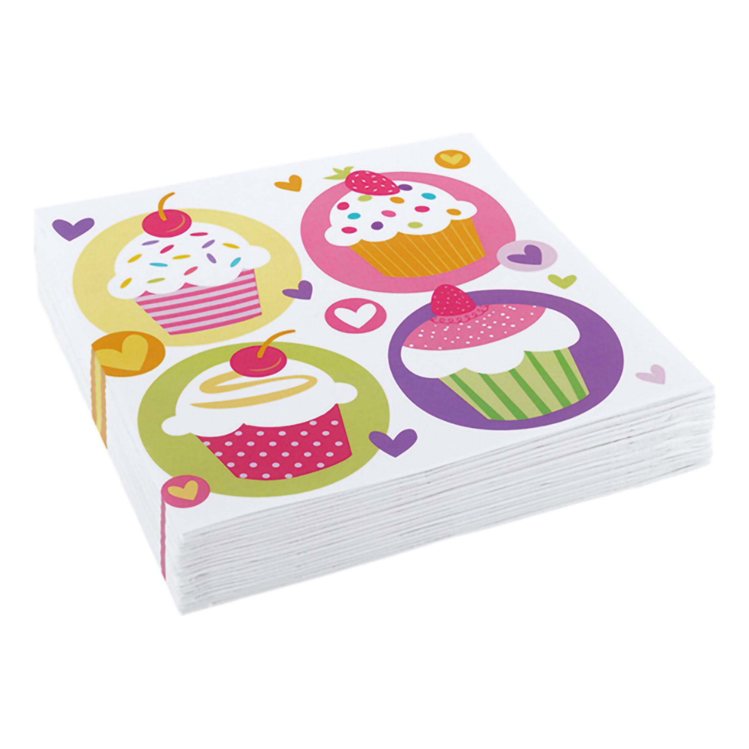 Servetter Cupcake - 20-pack