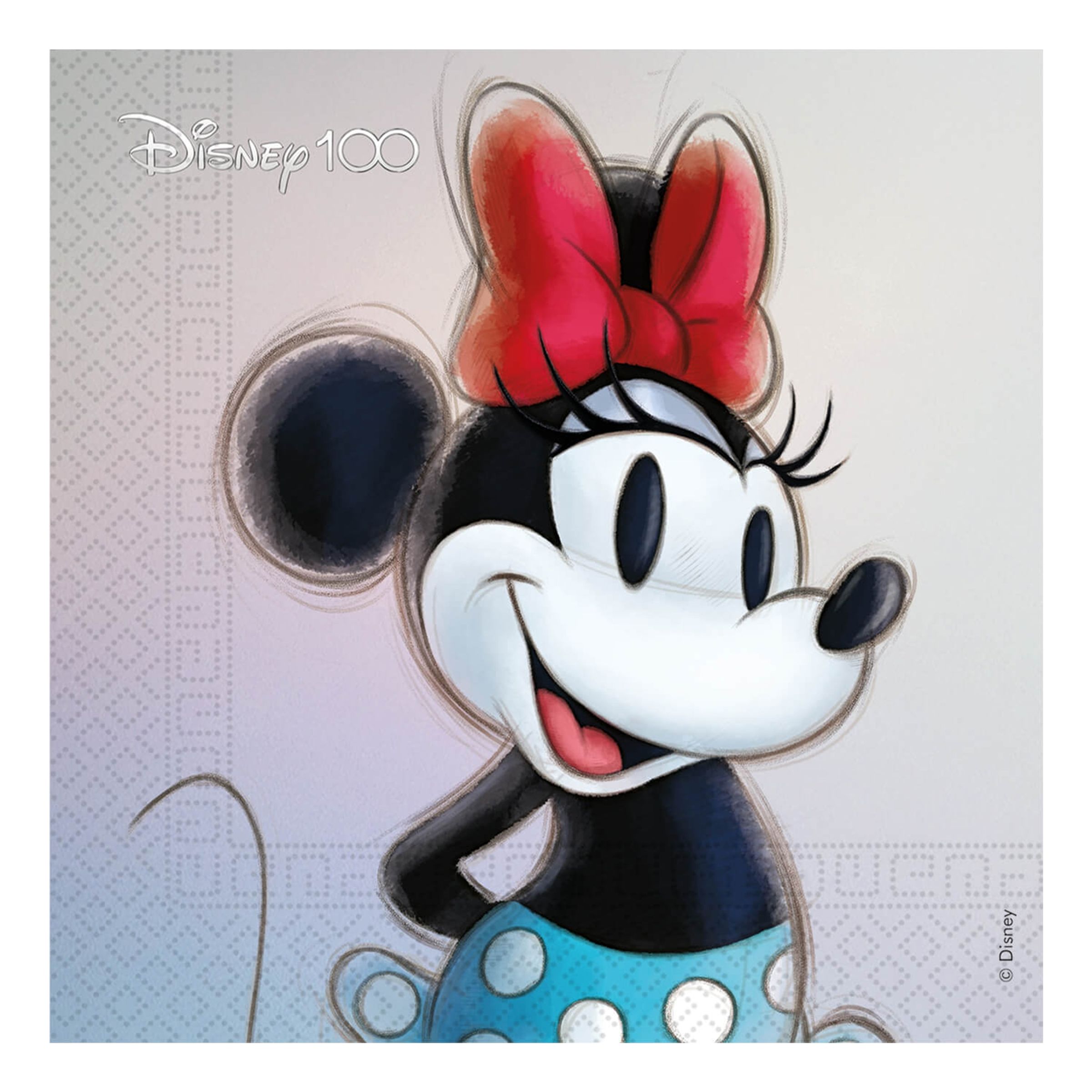 Servetter Disney 100 Mimmi - 20-pack | Hem//Festartiklar//Dukning//Servetter | PartyOutlet