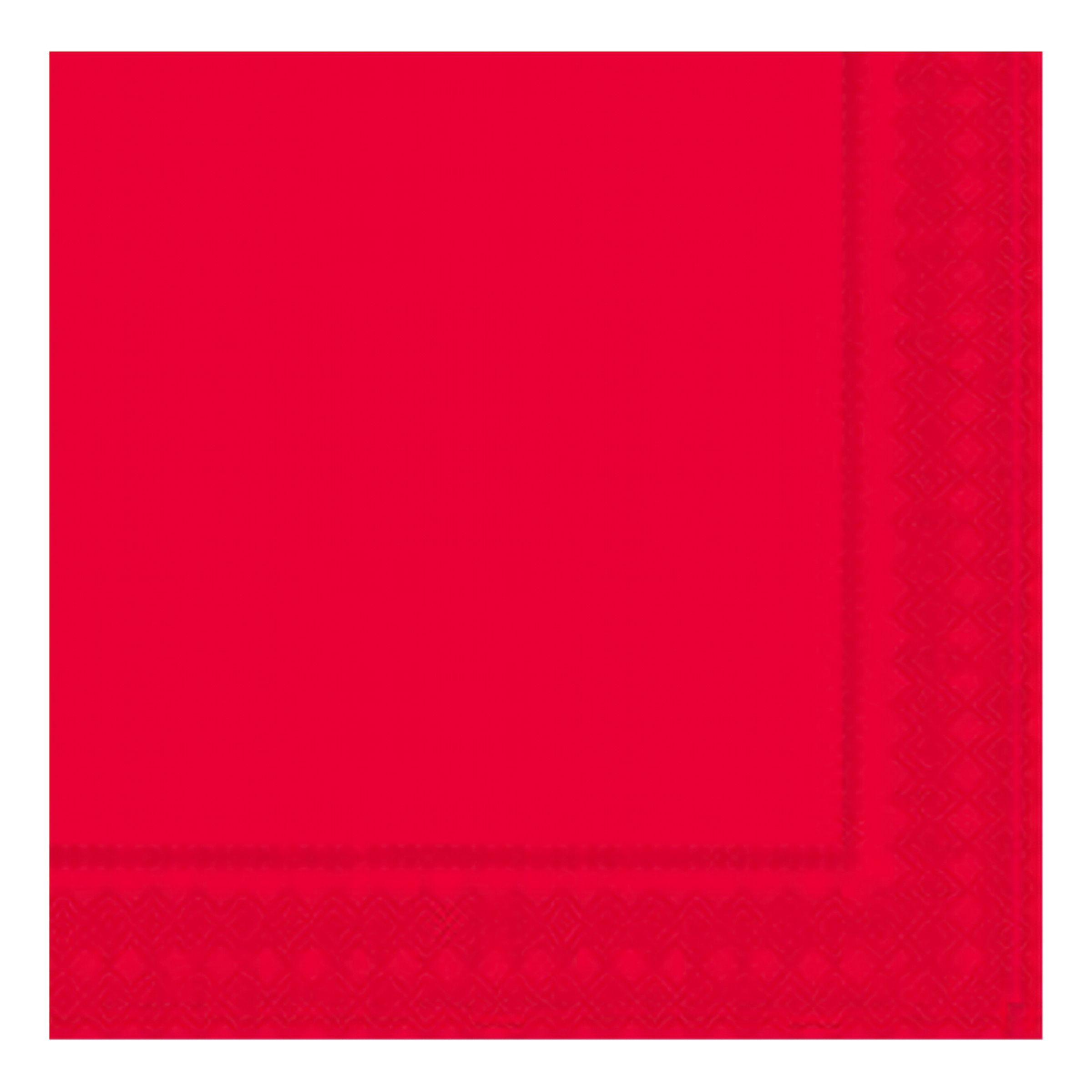 Servetter Enfärgad Julröd - 20-pack | Hem - Festartiklar - Dukning - Servetter | Party Outlet